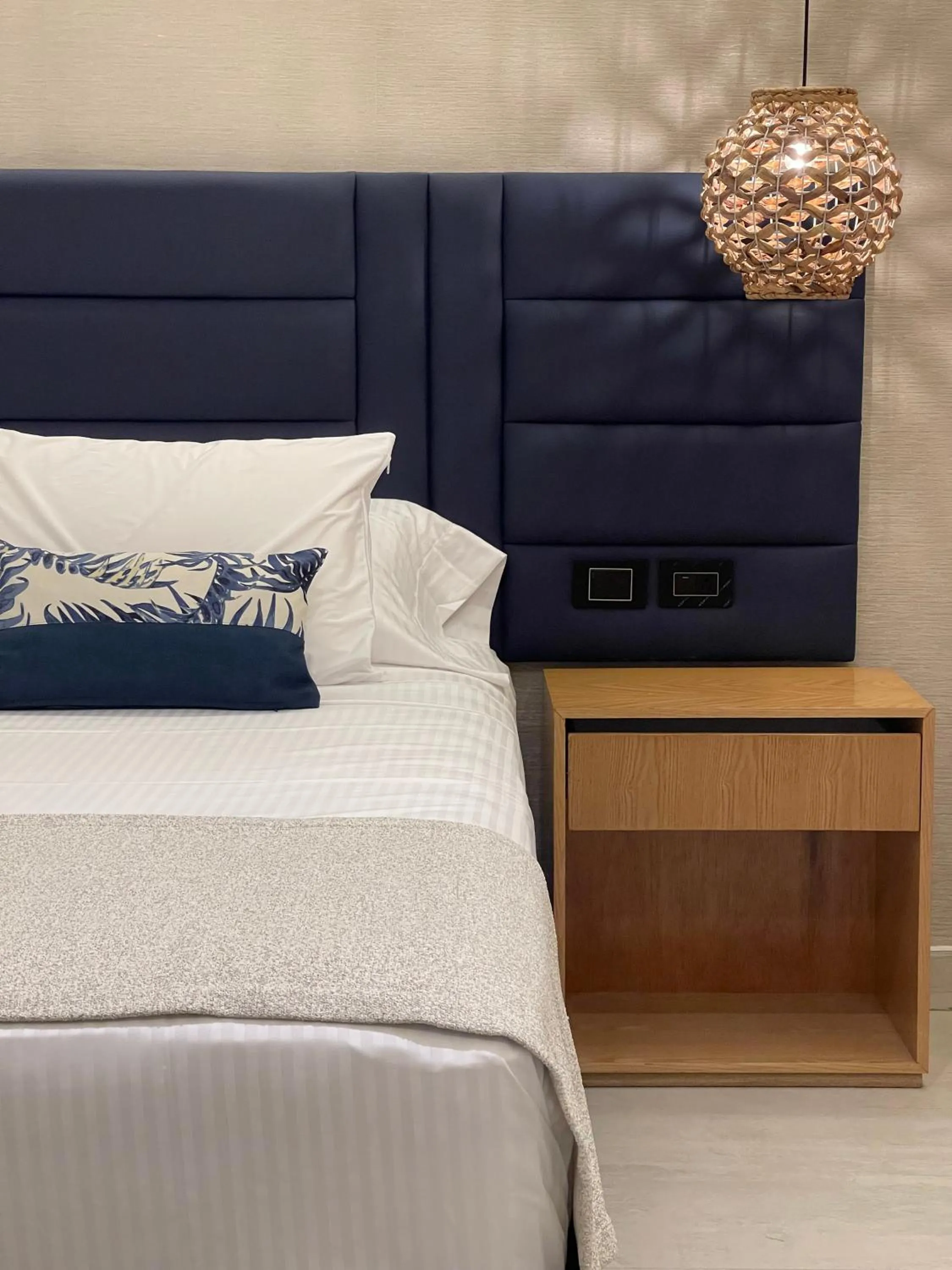 Bed in Hotel y Cabañas Covemar