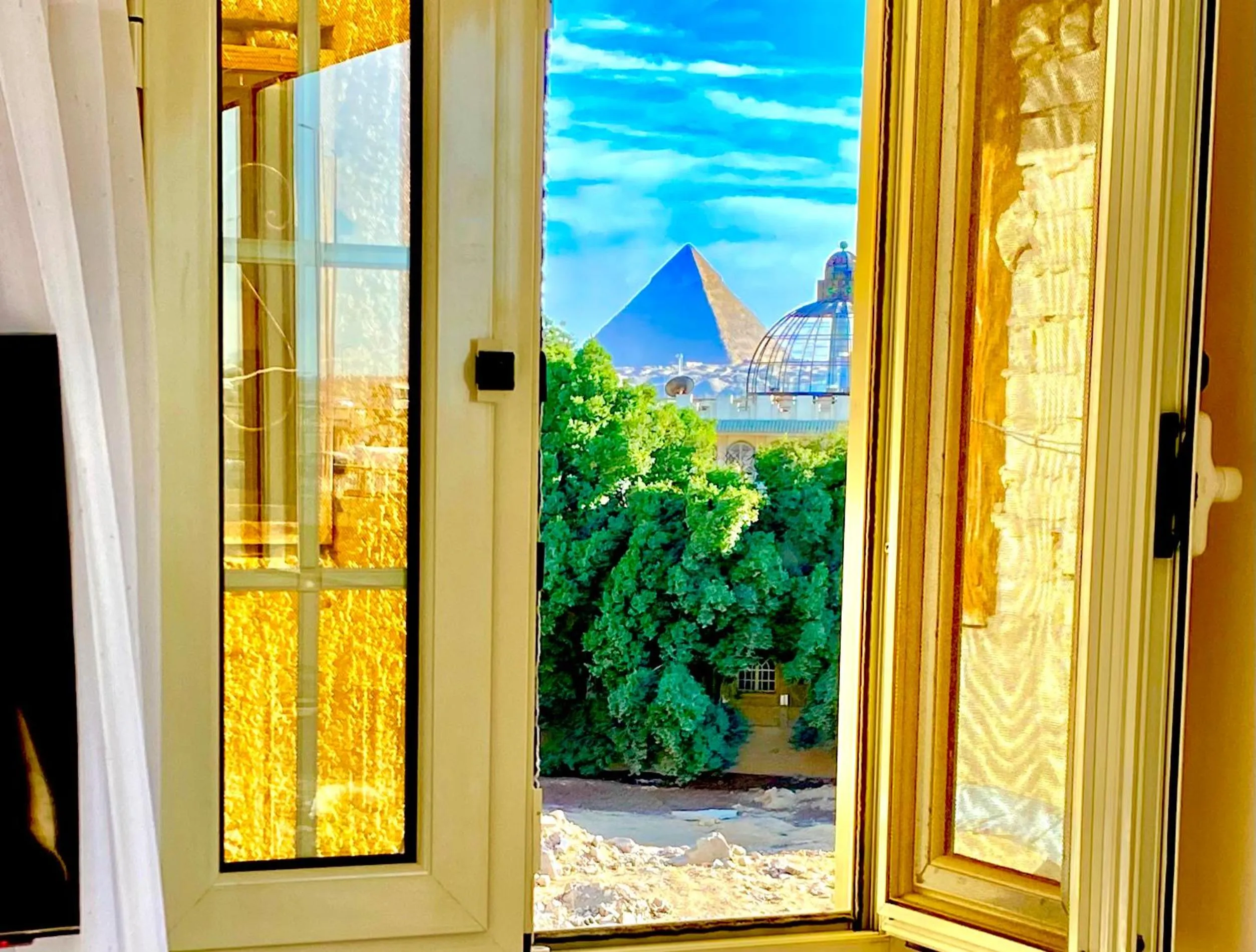 View (from property/room) in New Museum Guest House, Pyramids View