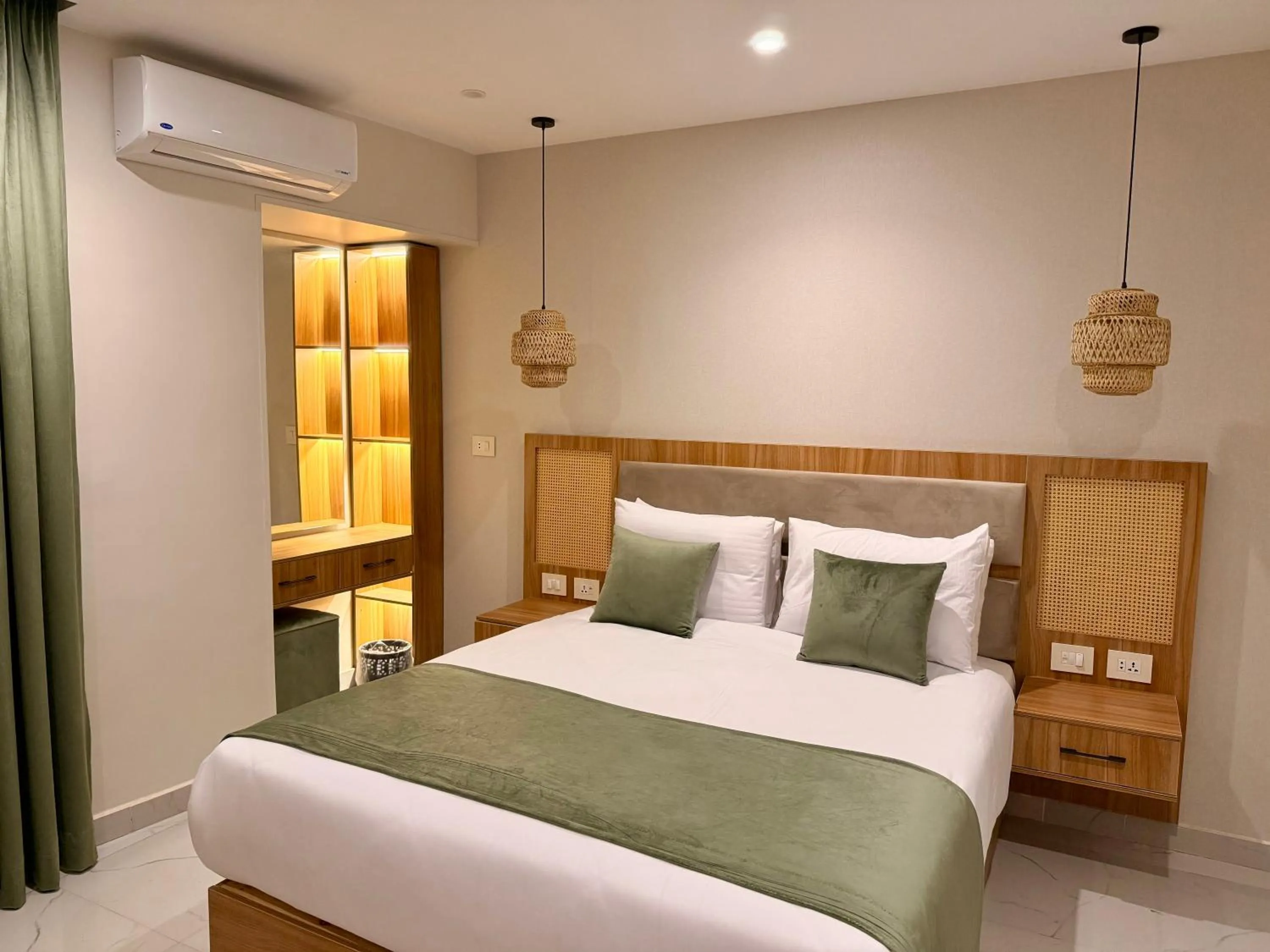 Bedroom, Bed in New Museum Guest House, Pyramids View