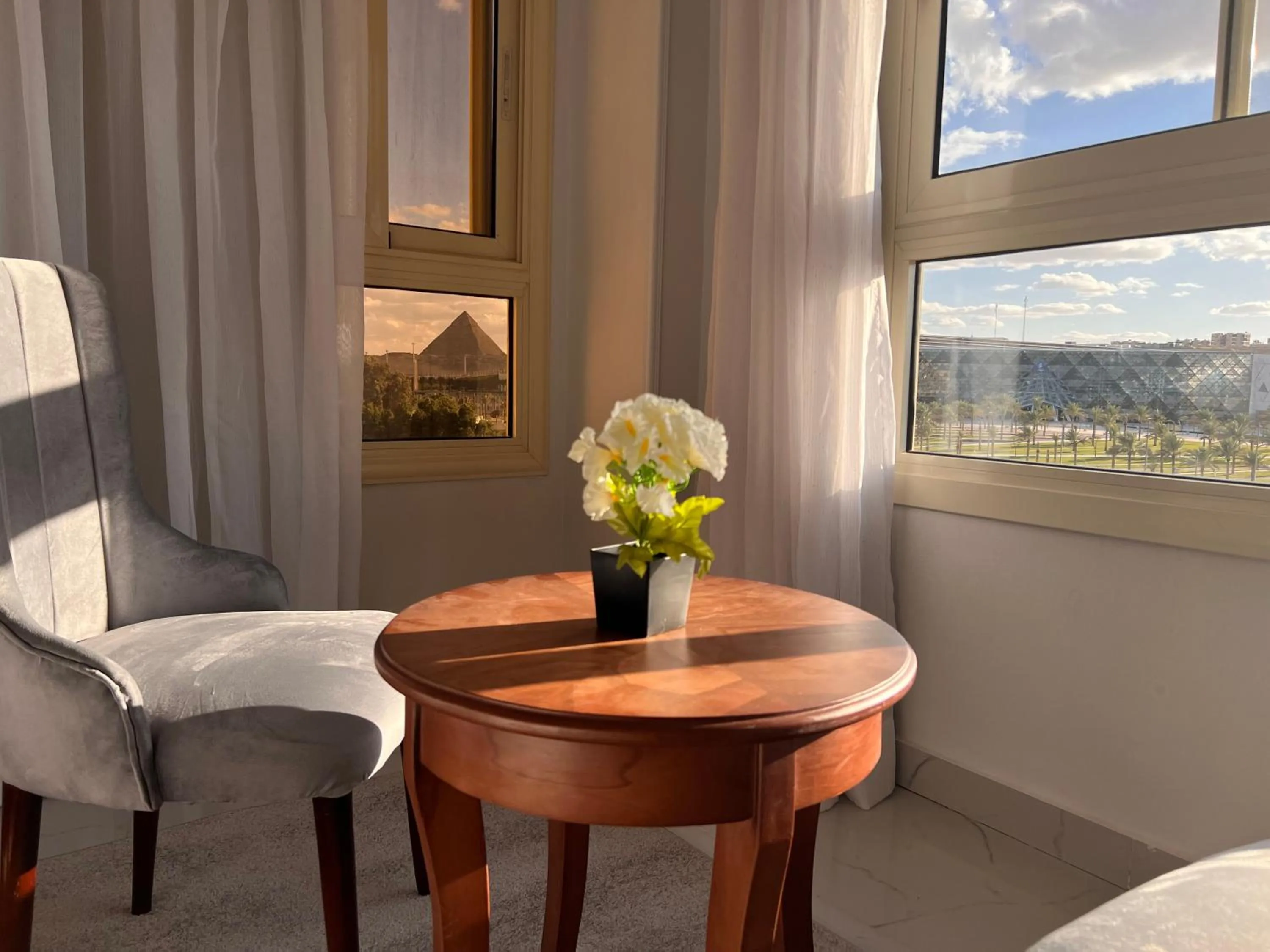 View (from property/room) in New Museum Guest House, Pyramids View