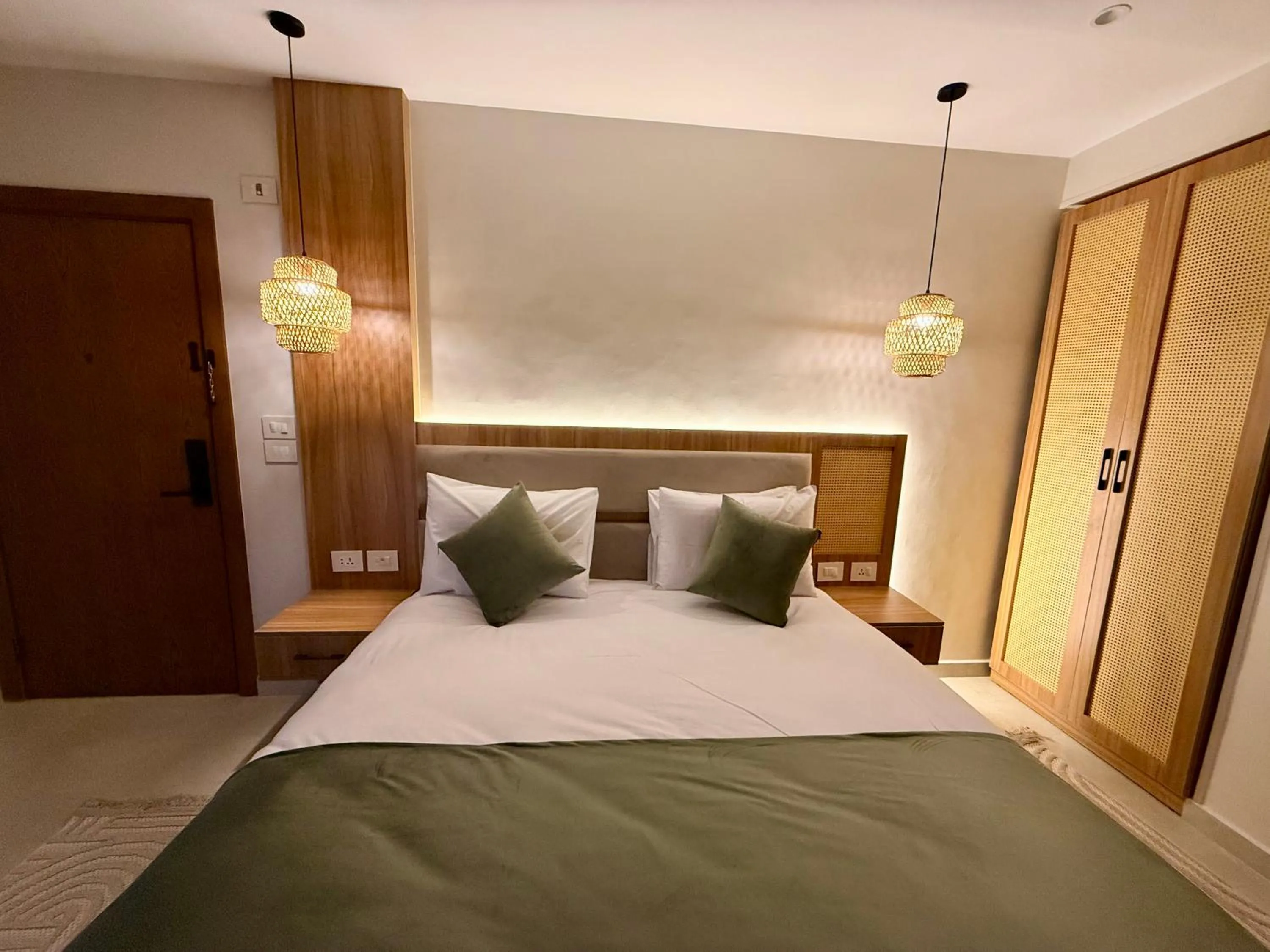 Bed in New Museum Guest House, Pyramids View