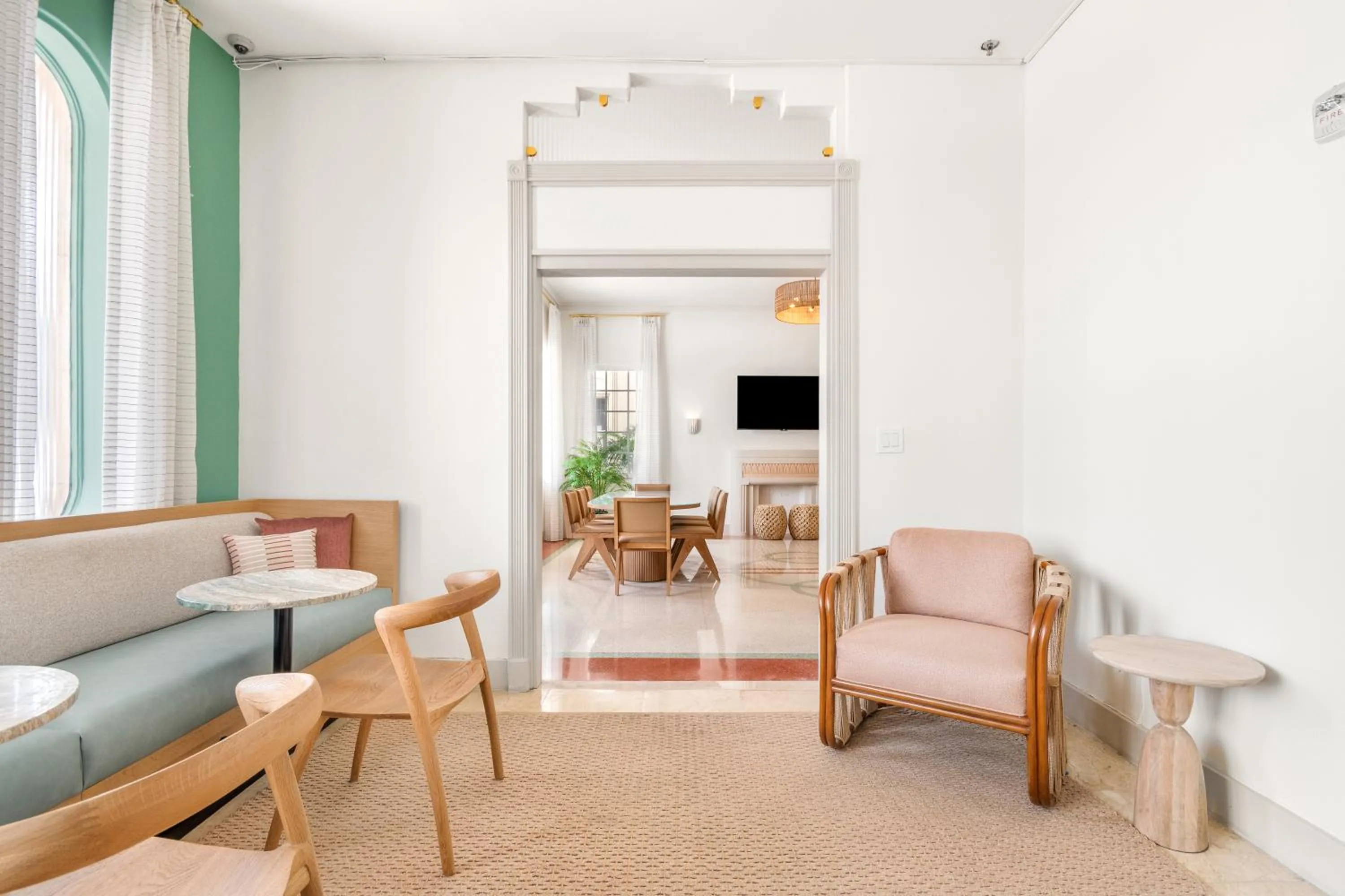 Seating area in Aloha Fridays