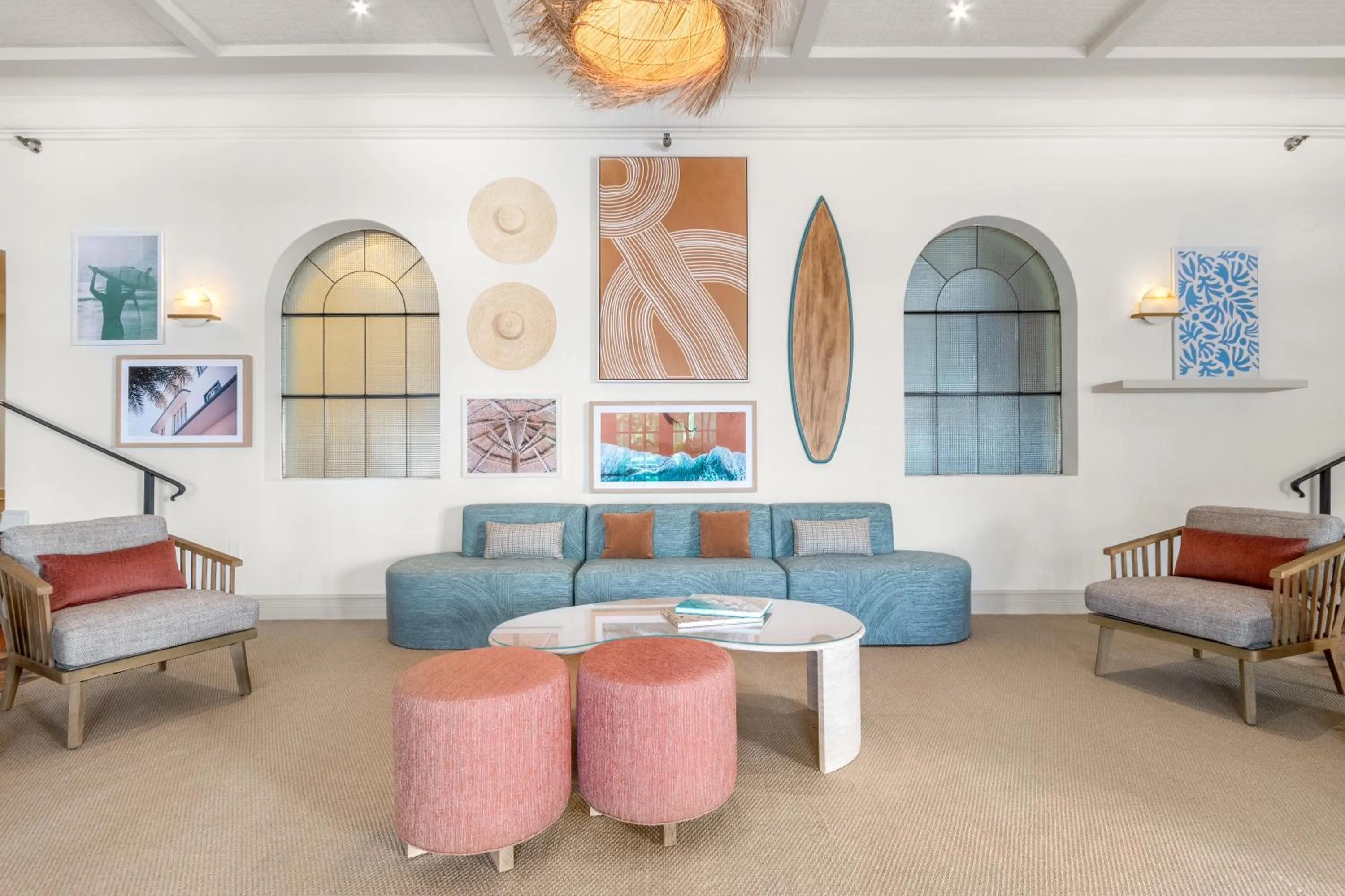 Seating area in Aloha Fridays