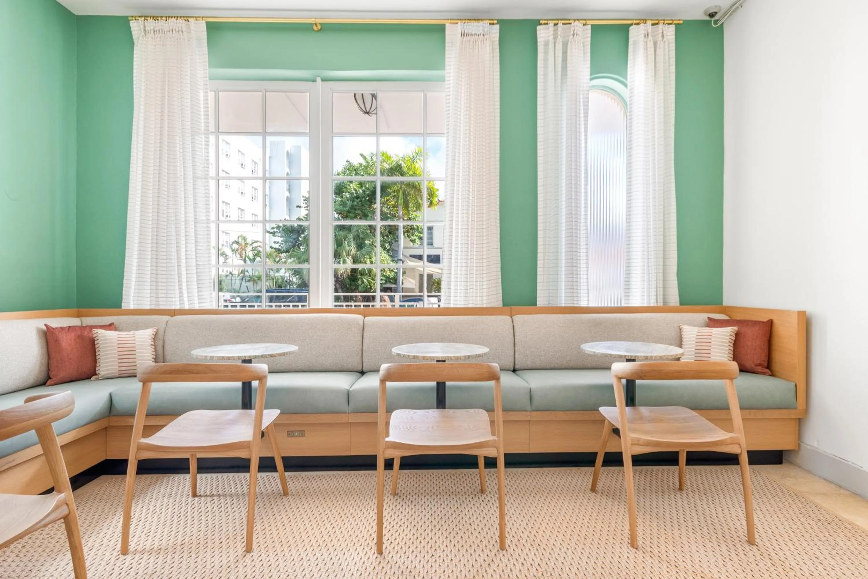 Seating area in Aloha Fridays