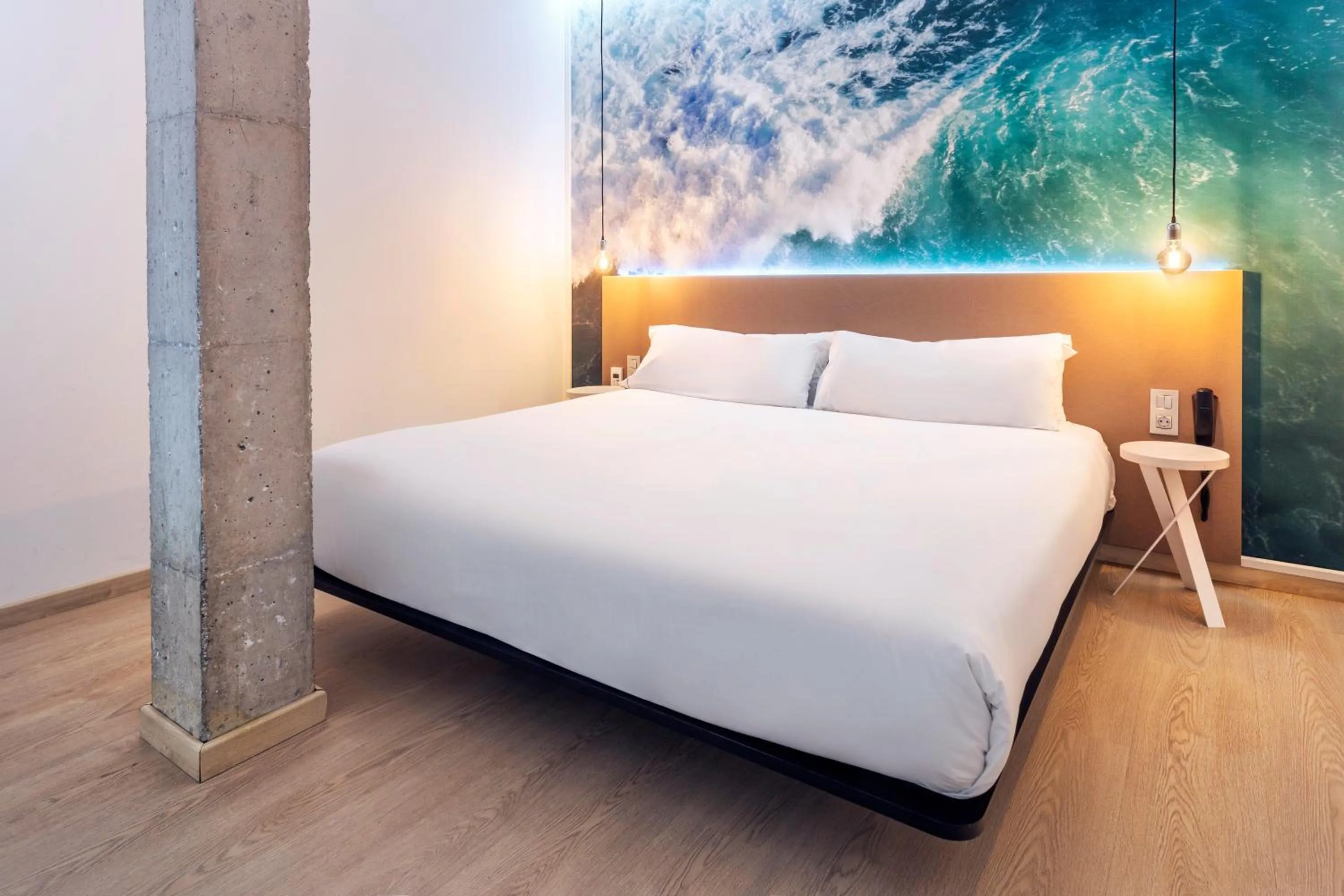 Bed in B&B HOTELS Donostia San Sebastián Aeropuerto