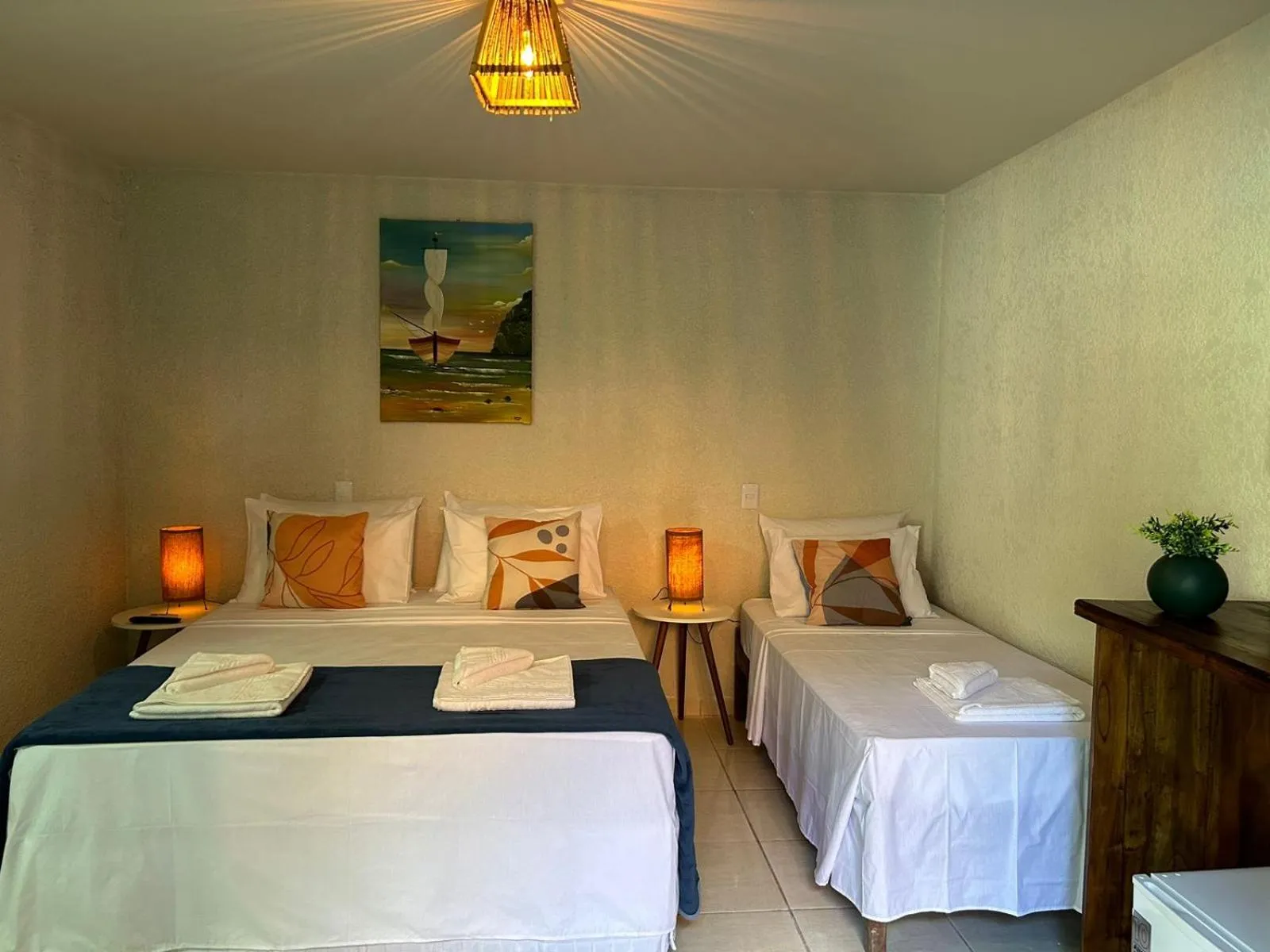 Bed in Pousada Preciosa do Arraial - com Natura e L'Occitane - recém inaugurada