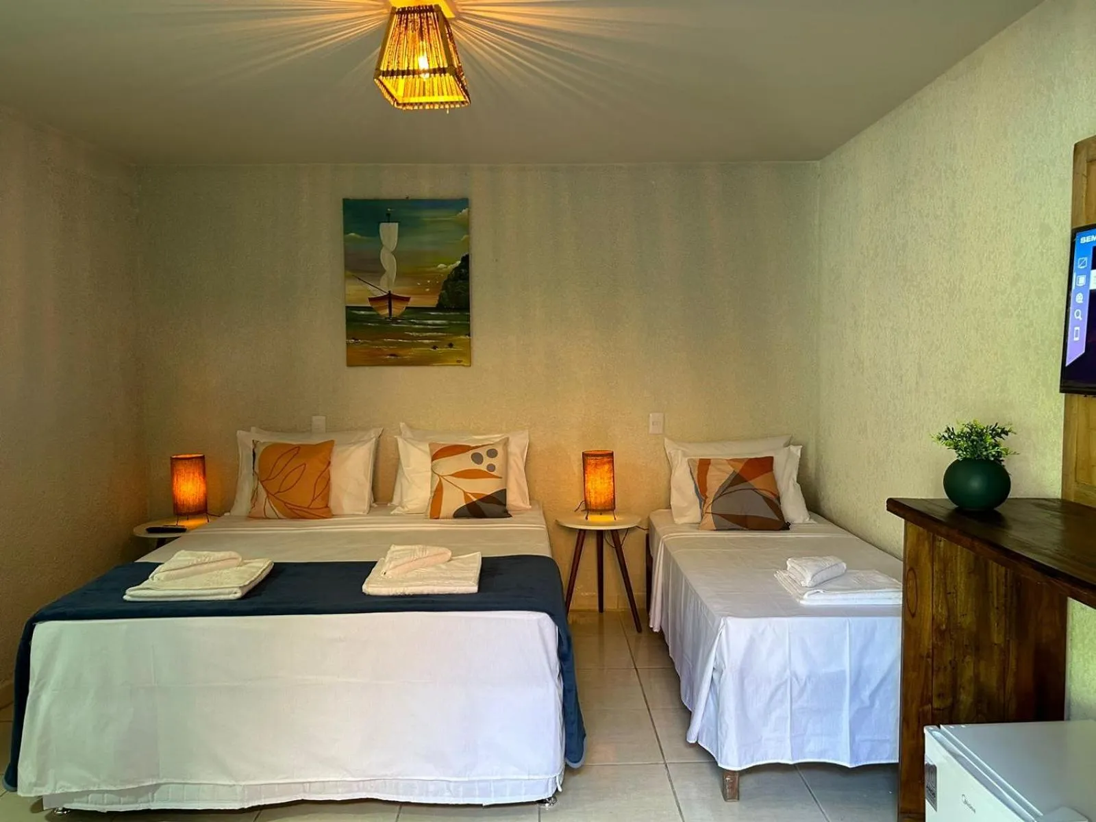 Bed in Pousada Preciosa do Arraial - com Natura e L'Occitane - recém inaugurada