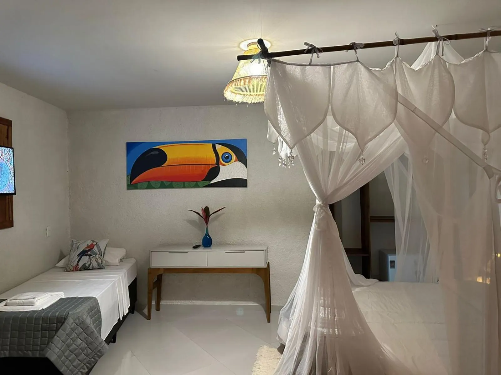 Bed in Pousada Preciosa do Arraial - com Natura e L'Occitane - recém inaugurada