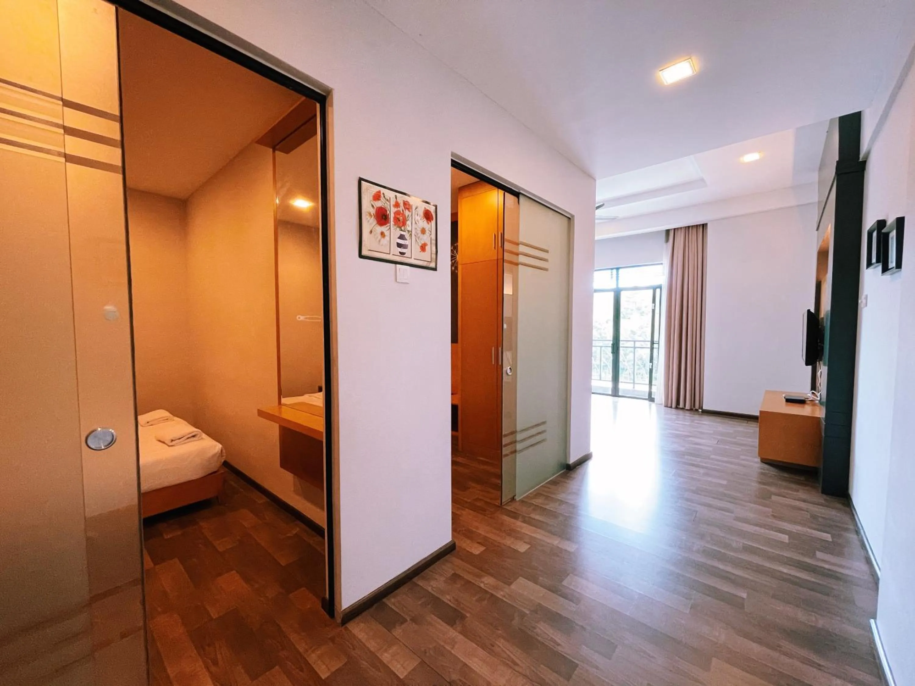 Photo of the whole room, Bed in NOVA Apartment at Cameron