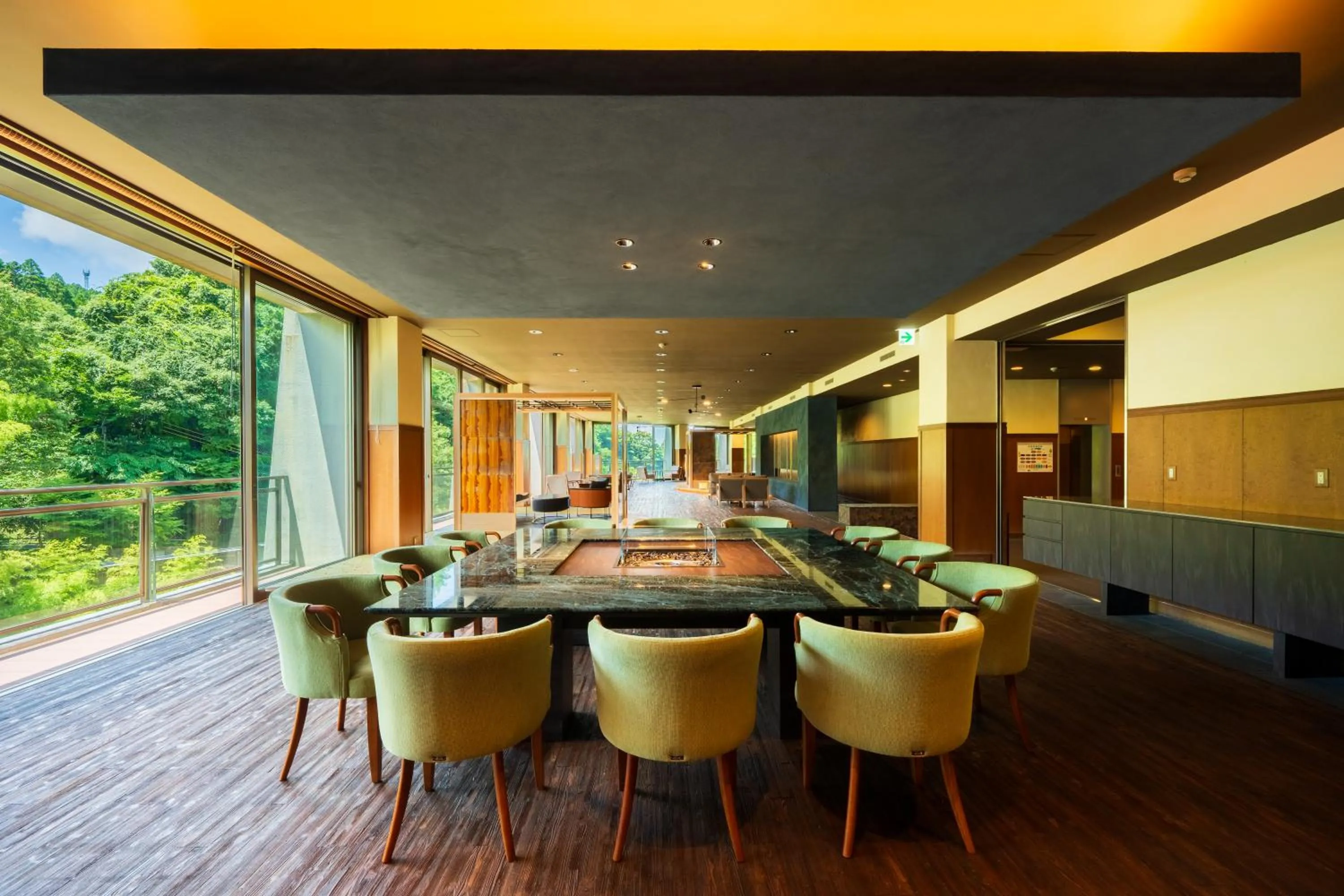 Lobby or reception in Yukyo no Hibiki Yusai