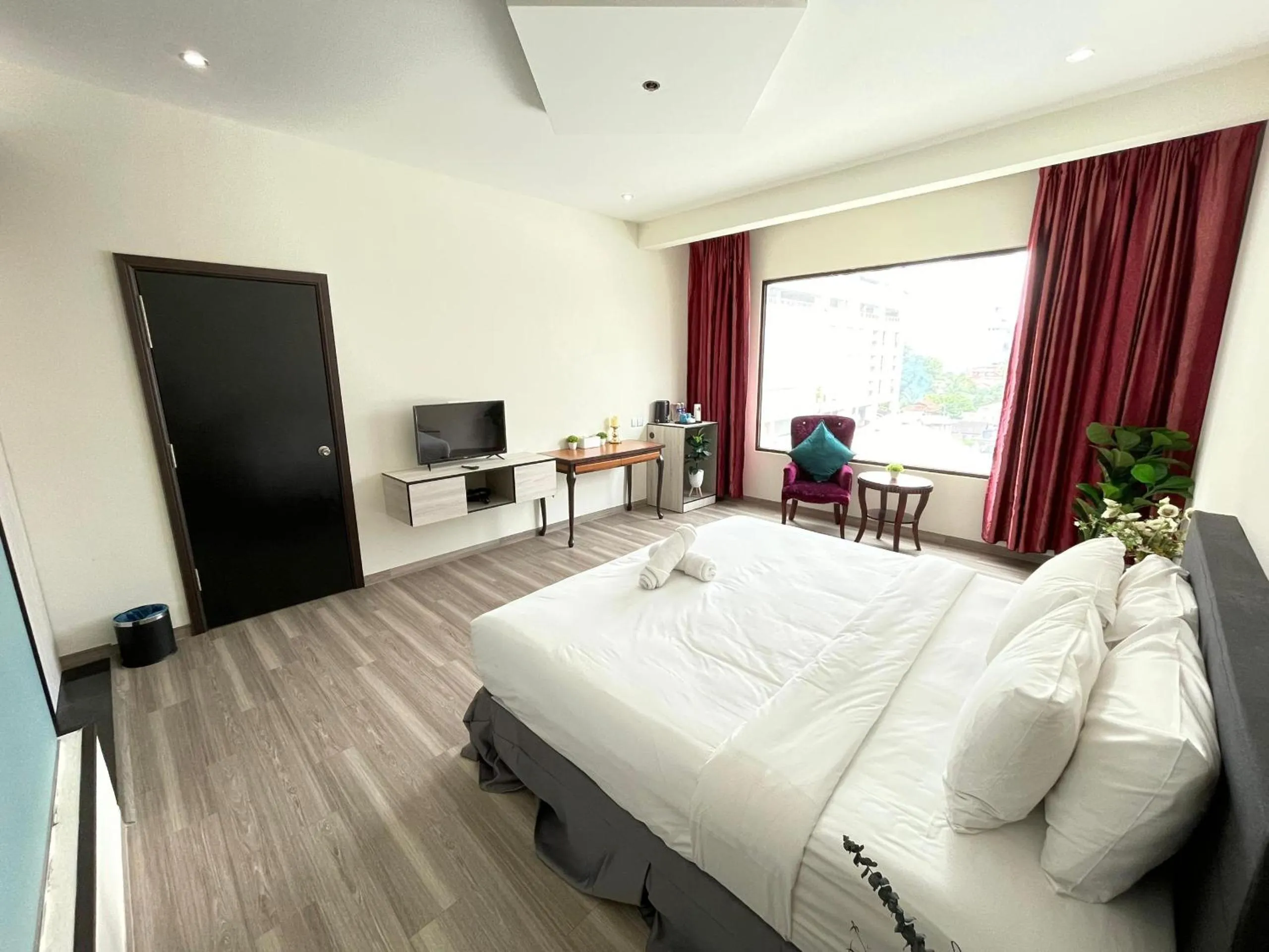 TV and multimedia, Bed in Kingston Hotel - Jalan Tuanku Abdul Rahman