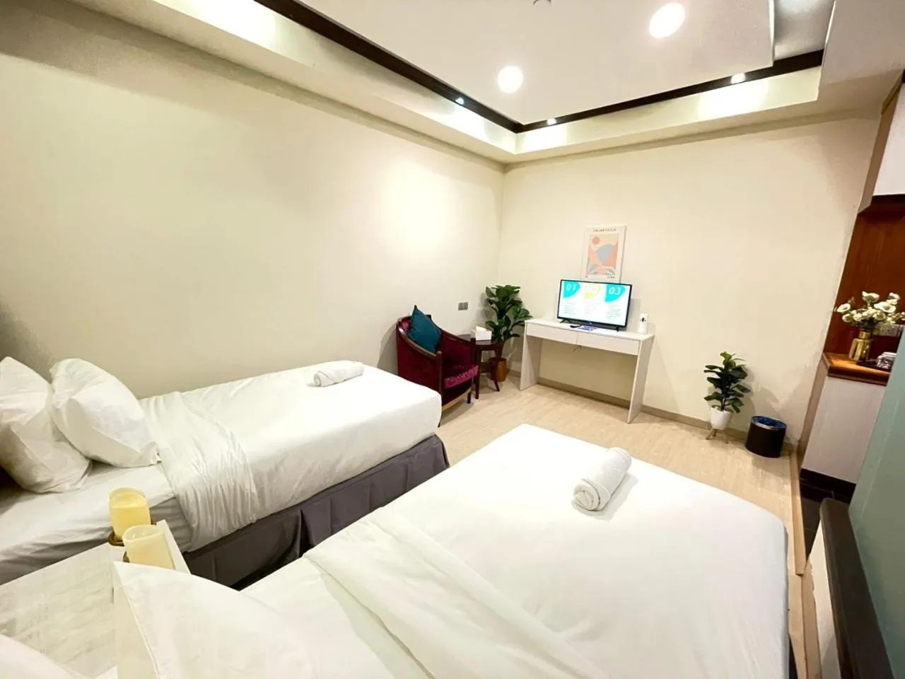 Bed in Kingston Hotel - Jalan Tuanku Abdul Rahman