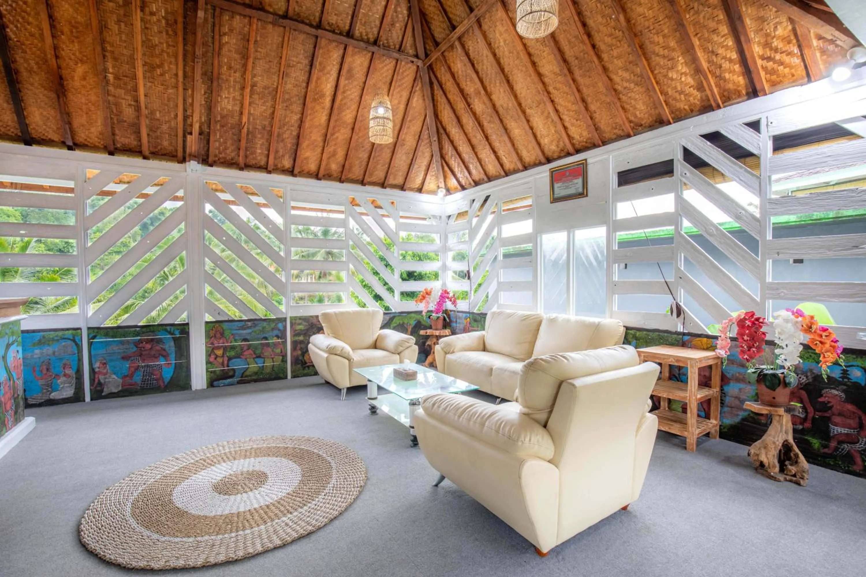 Seating area in The Kleep Jungle Resort