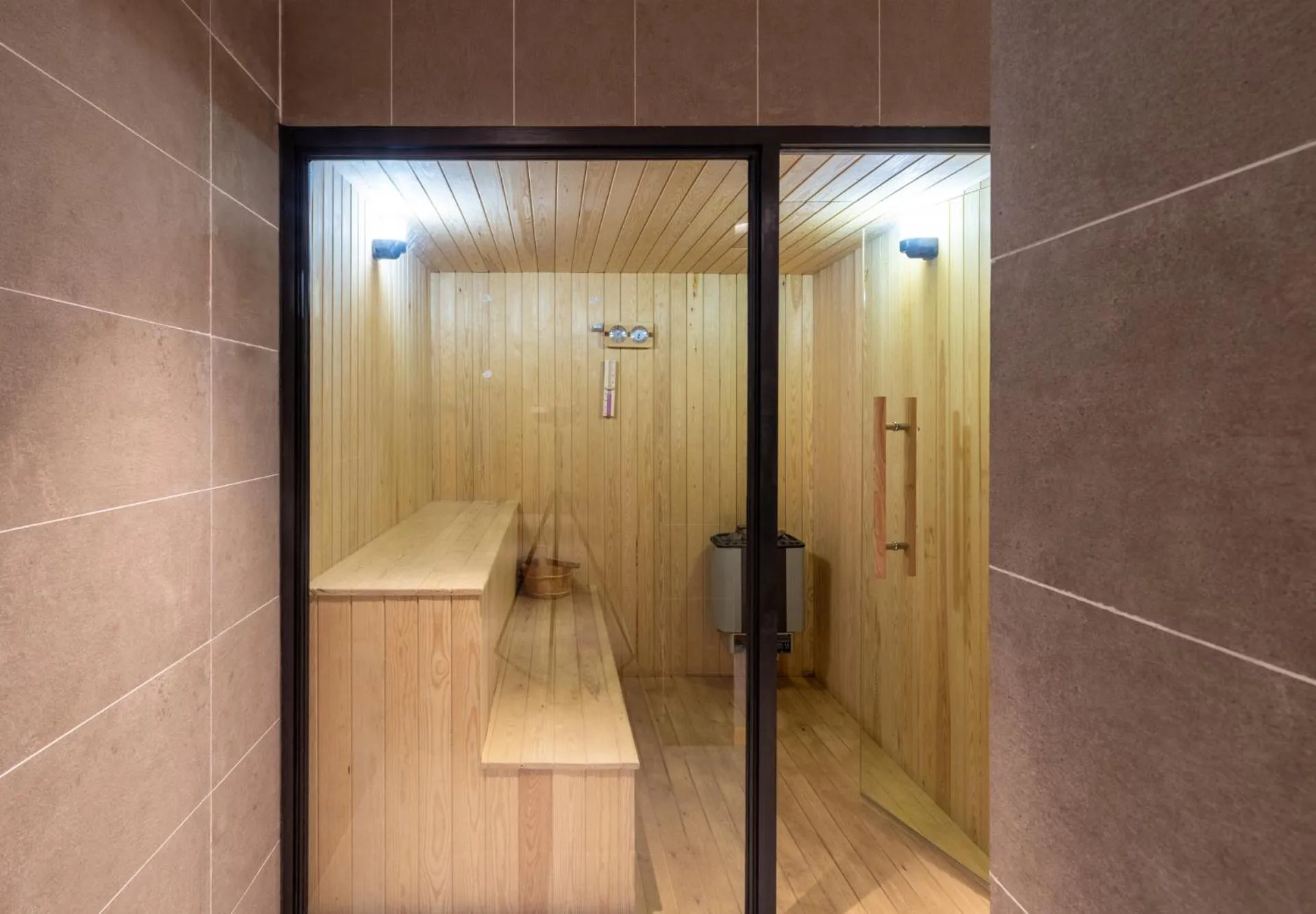 Sauna in Pan Pacific Serviced Suites Nairobi