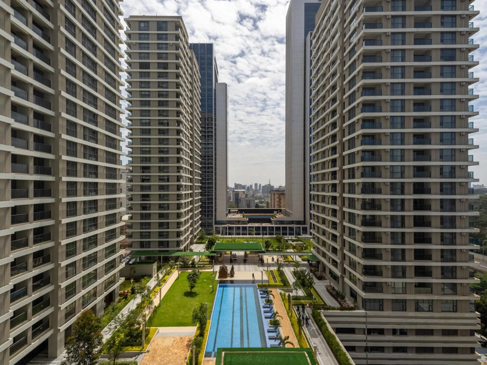 Property building in Pan Pacific Serviced Suites Nairobi