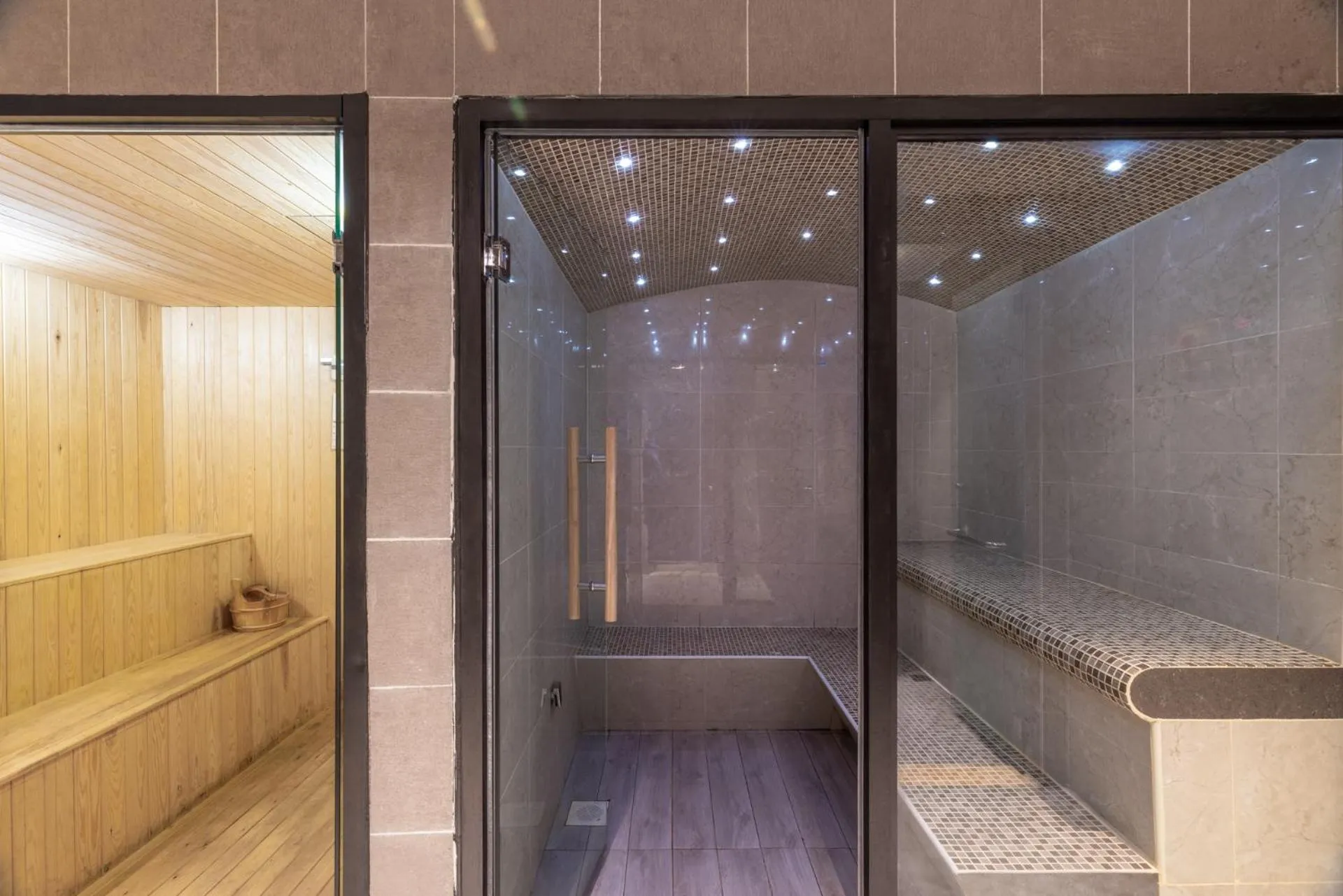 Sauna in Pan Pacific Serviced Suites Nairobi