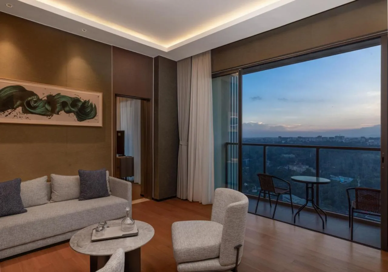 Living room in Pan Pacific Serviced Suites Nairobi