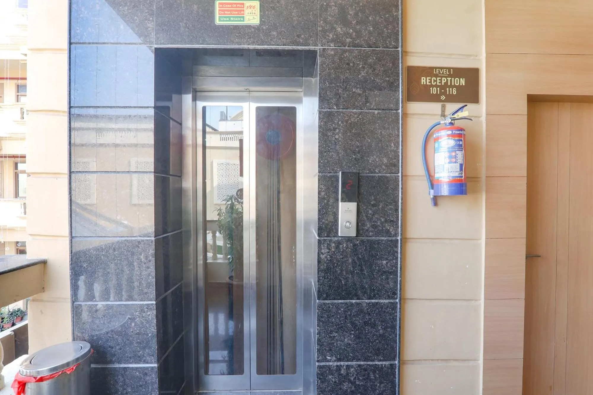 elevator in FabHotel Raghubar Kripa