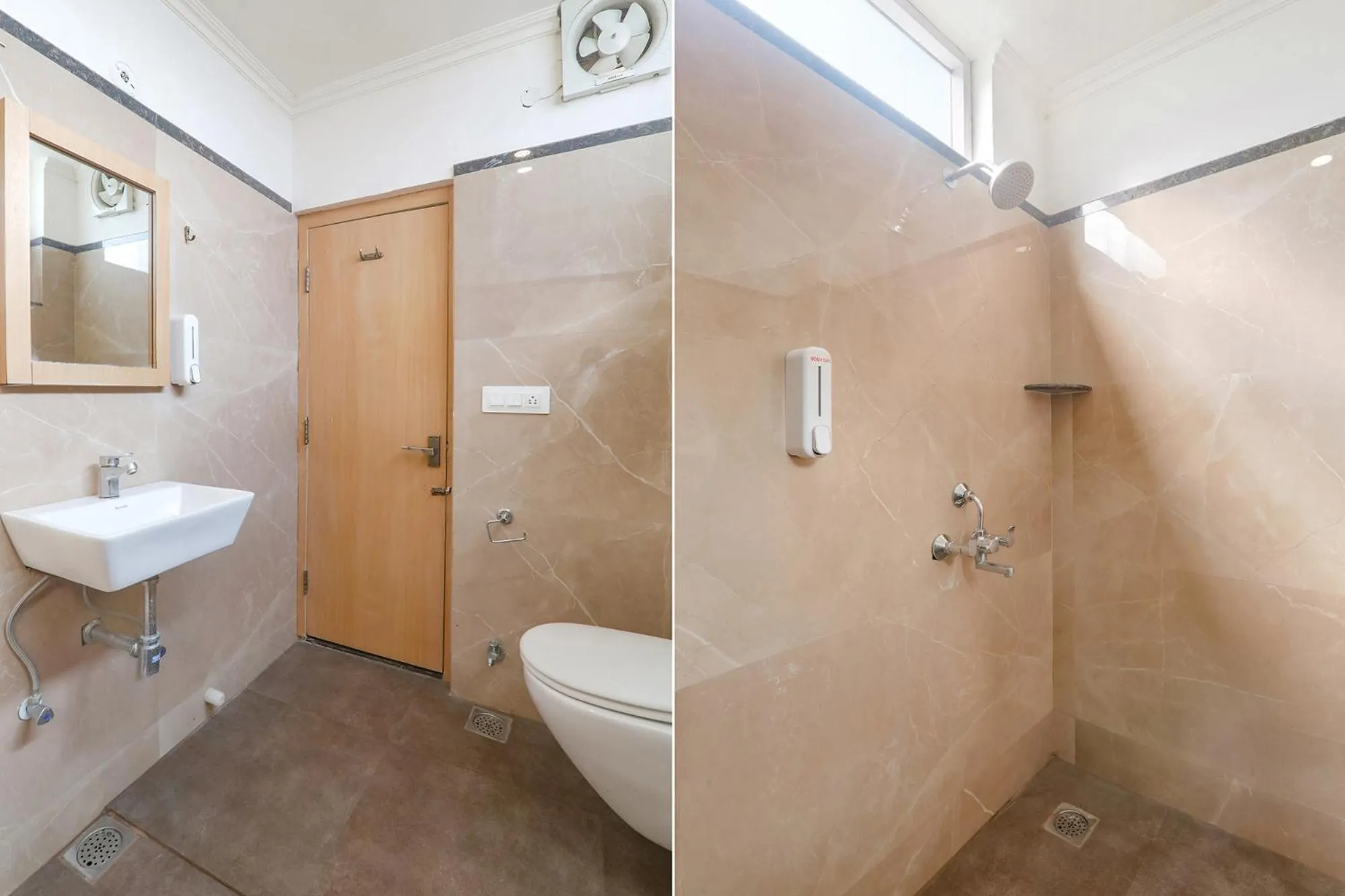 Bathroom in FabHotel Raghubar Kripa