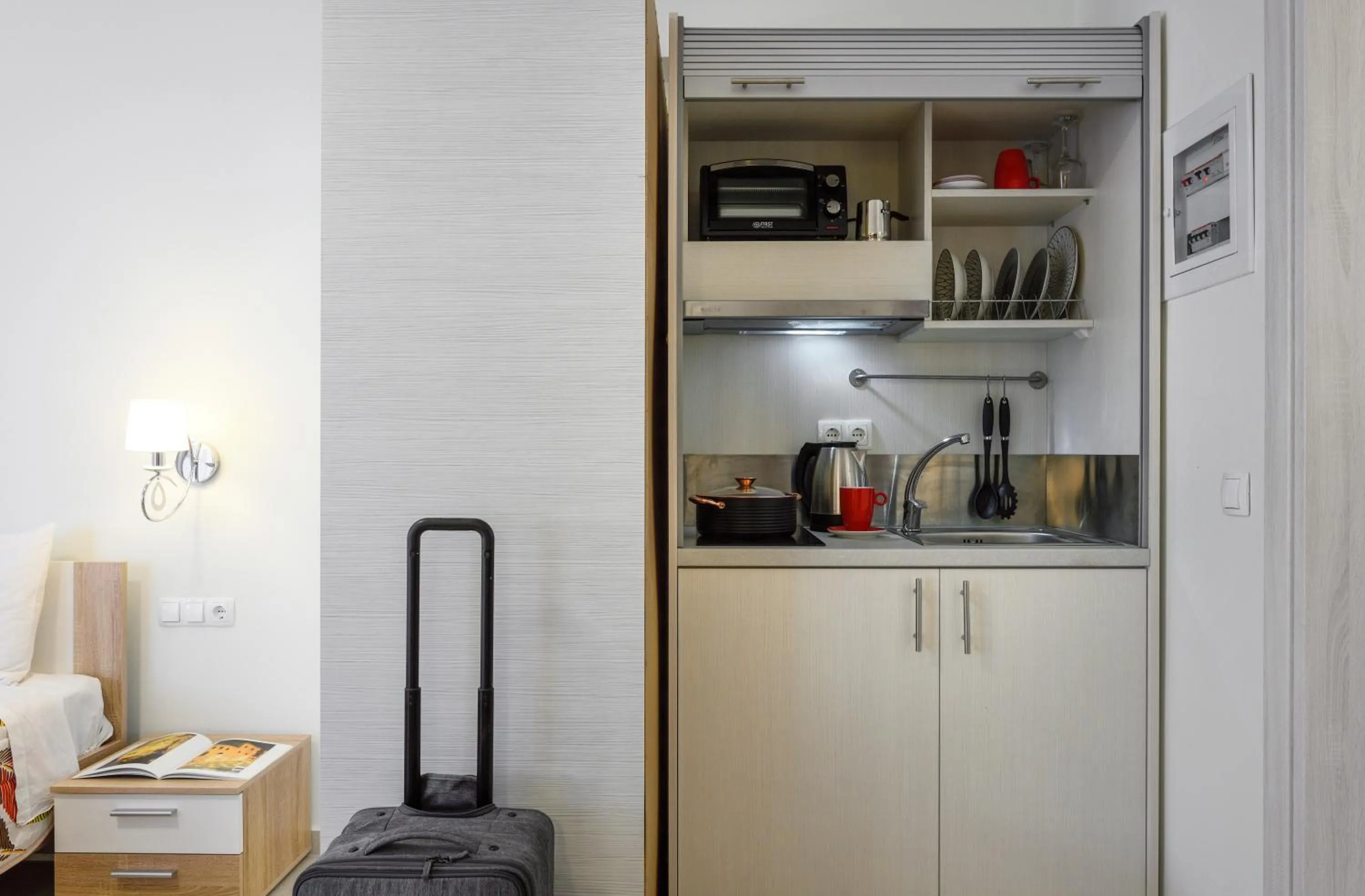 Kitchen or kitchenette in Elpiniki Luxury Rooms