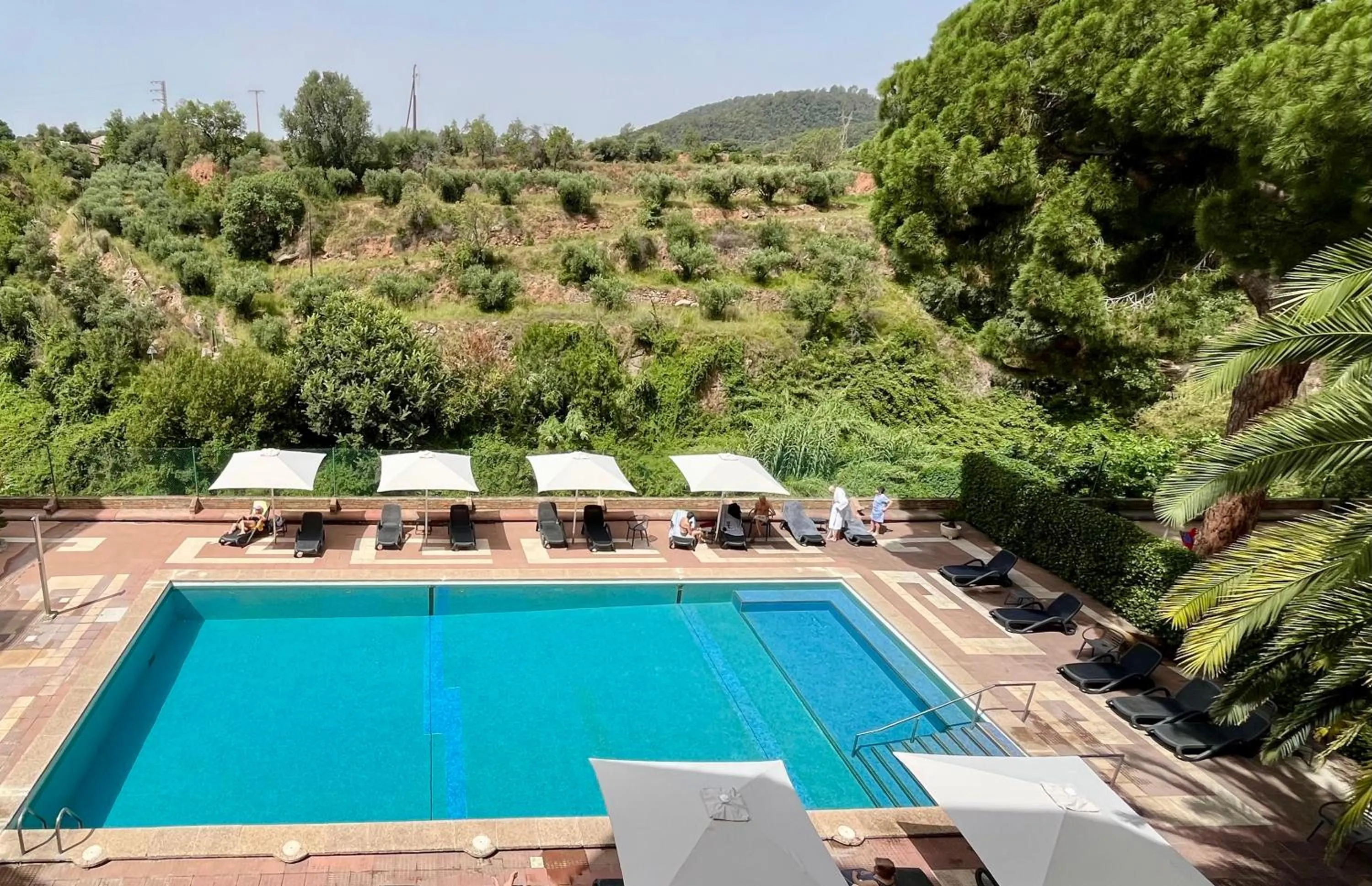 Natural landscape in Balneari Termes Victòria