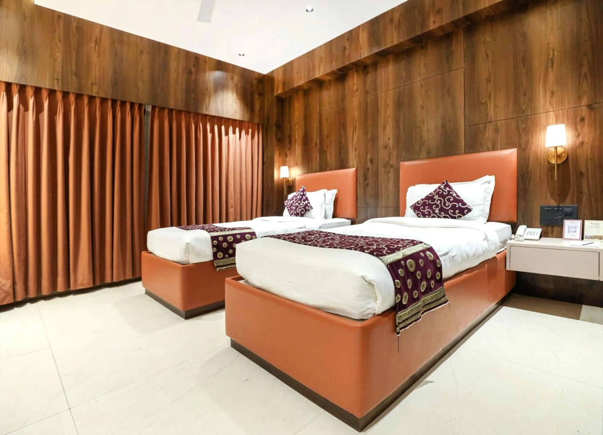 Bed in Hotel Atithi, Aurangabad