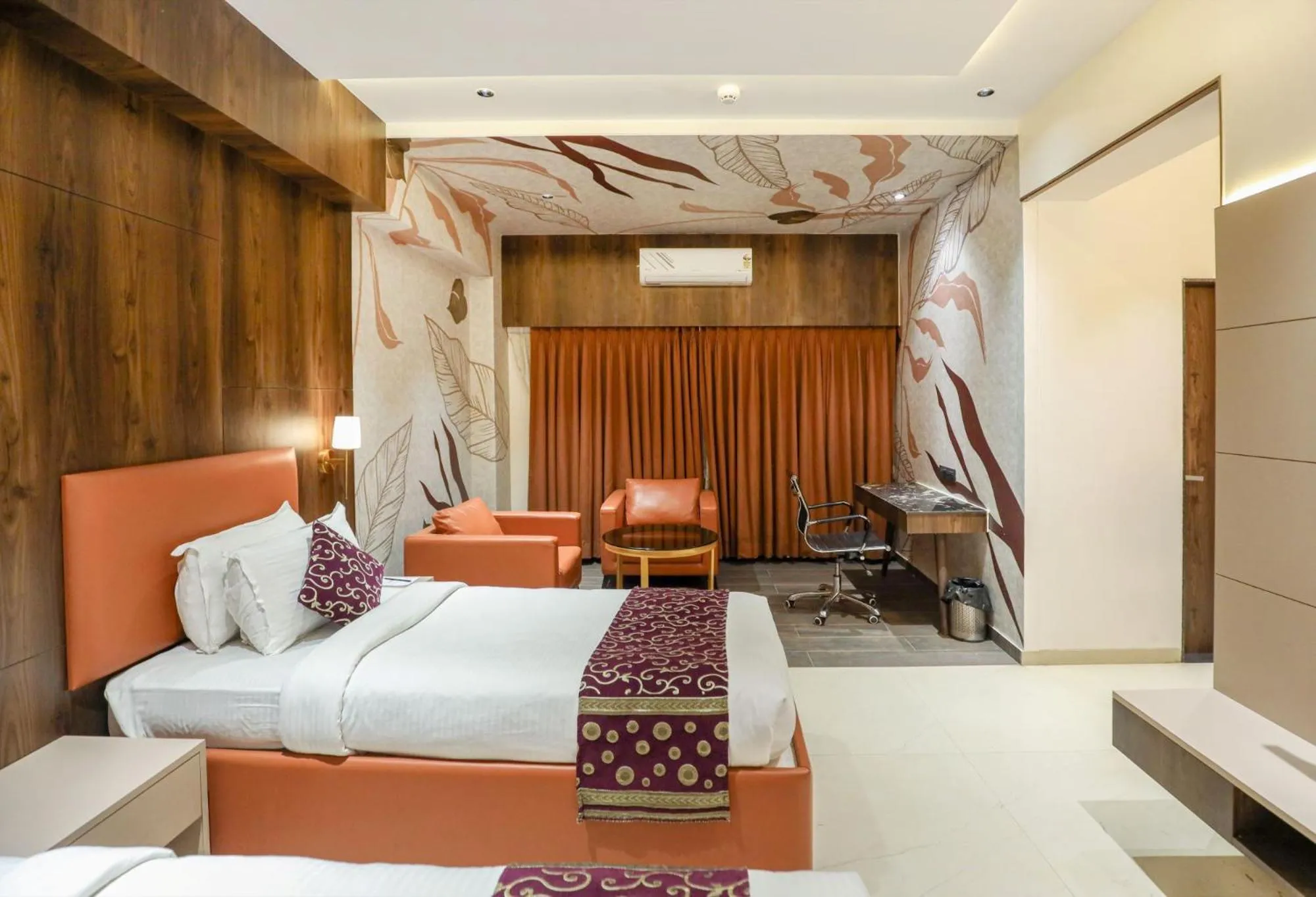 Bed in Hotel Atithi, Aurangabad