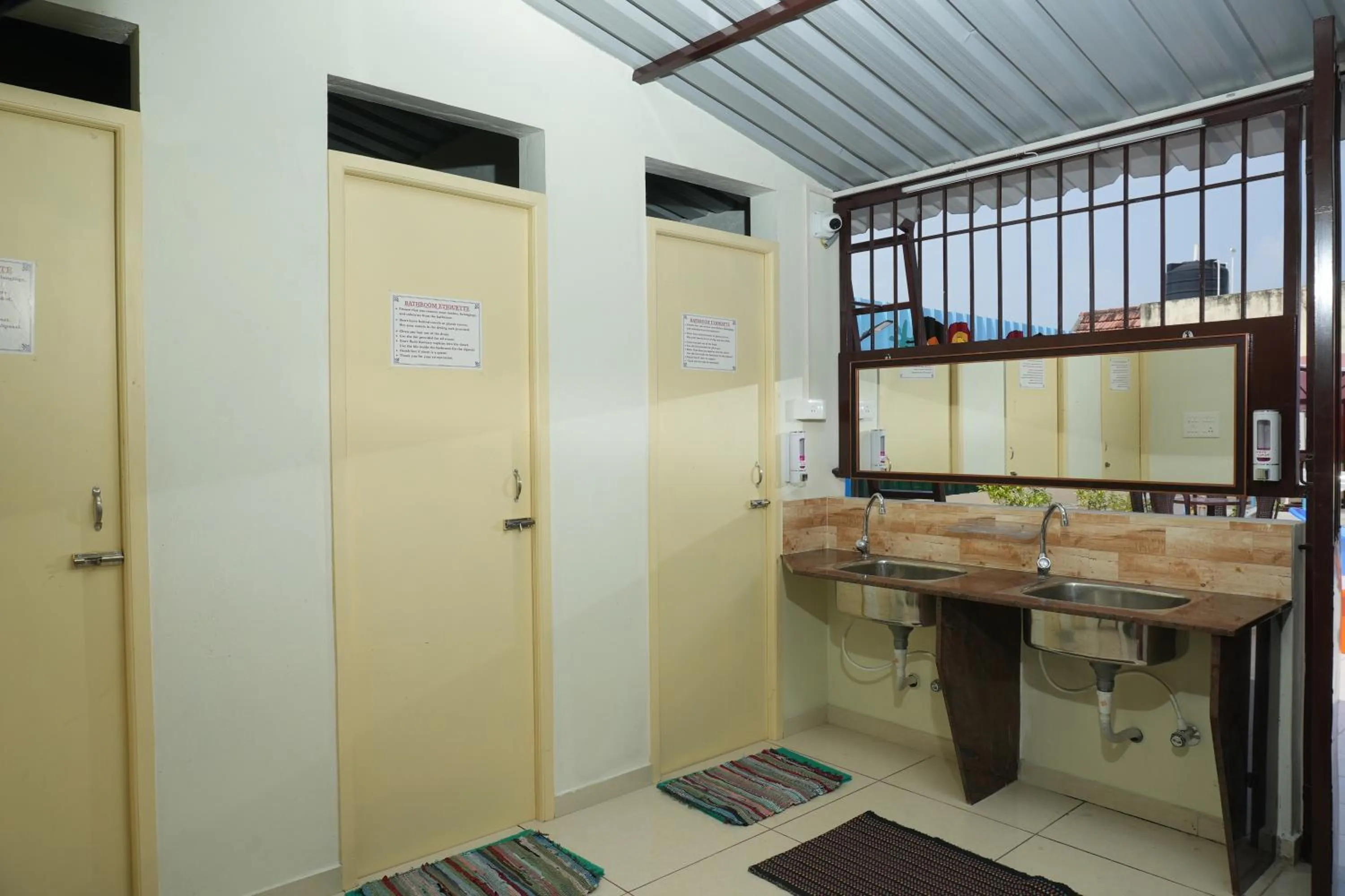 Bathroom in Bay Stays near white town