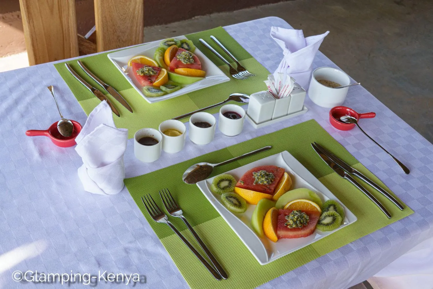 Food and drinks in Glamping Kenya Mount Kenya Lodge Nanyuki