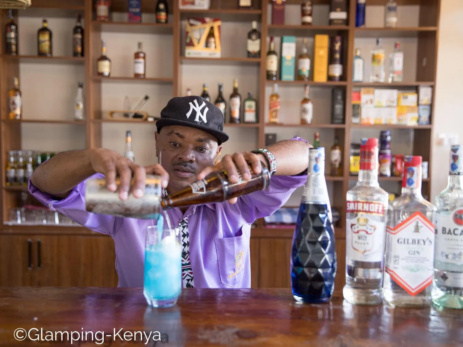 Lounge or bar in Glamping Kenya Mount Kenya Lodge Nanyuki