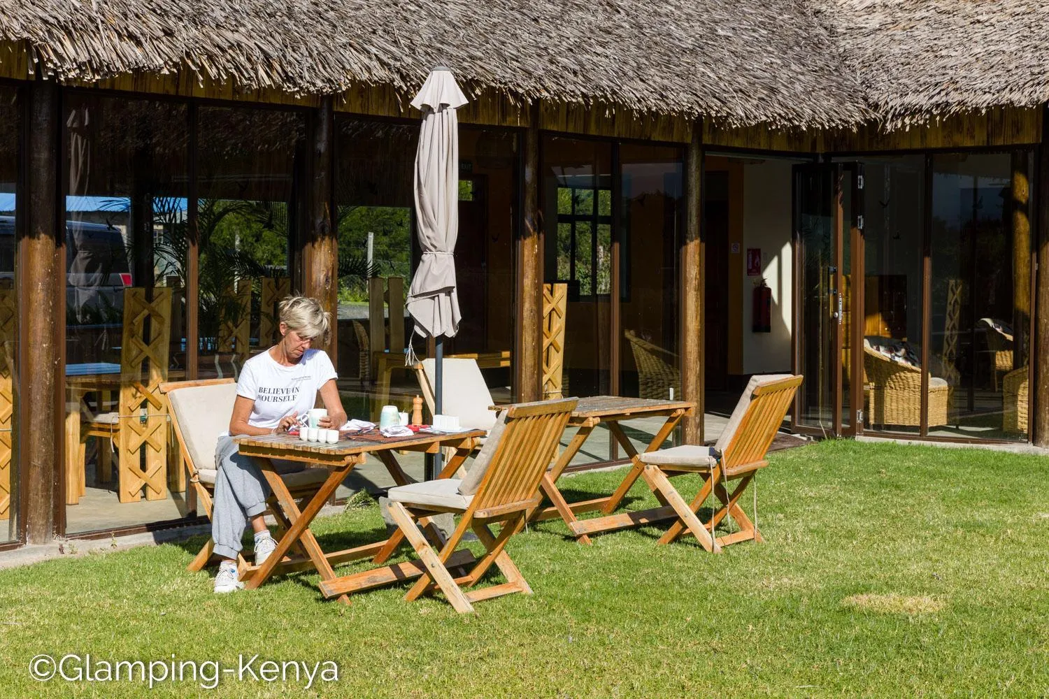 Balcony/Terrace in Glamping Kenya Mount Kenya Lodge Nanyuki