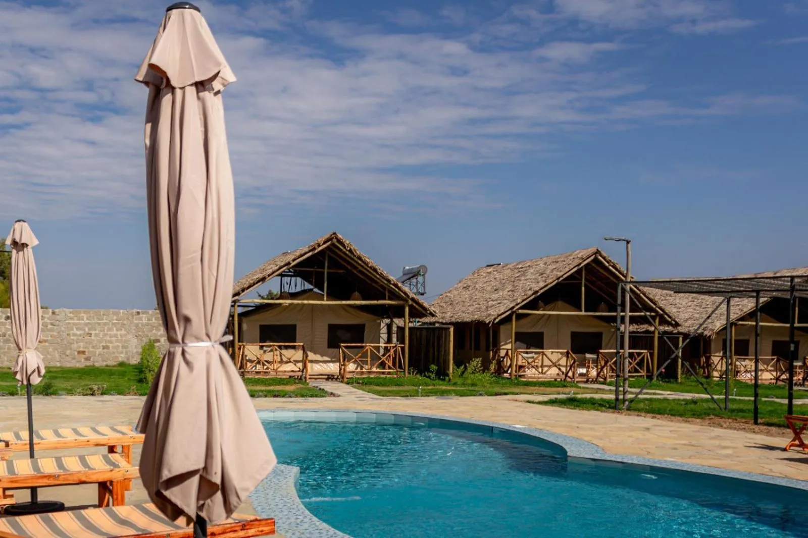 Swimming pool in Glamping Kenya Mount Kenya Lodge Nanyuki