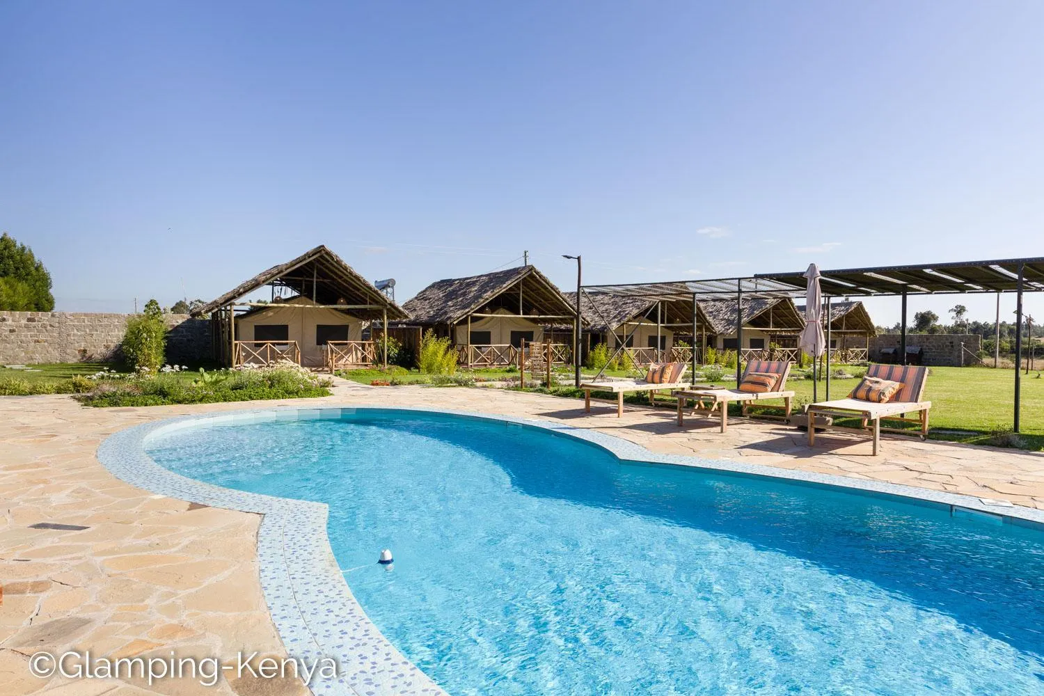 Balcony/Terrace in Glamping Kenya Mount Kenya Lodge Nanyuki