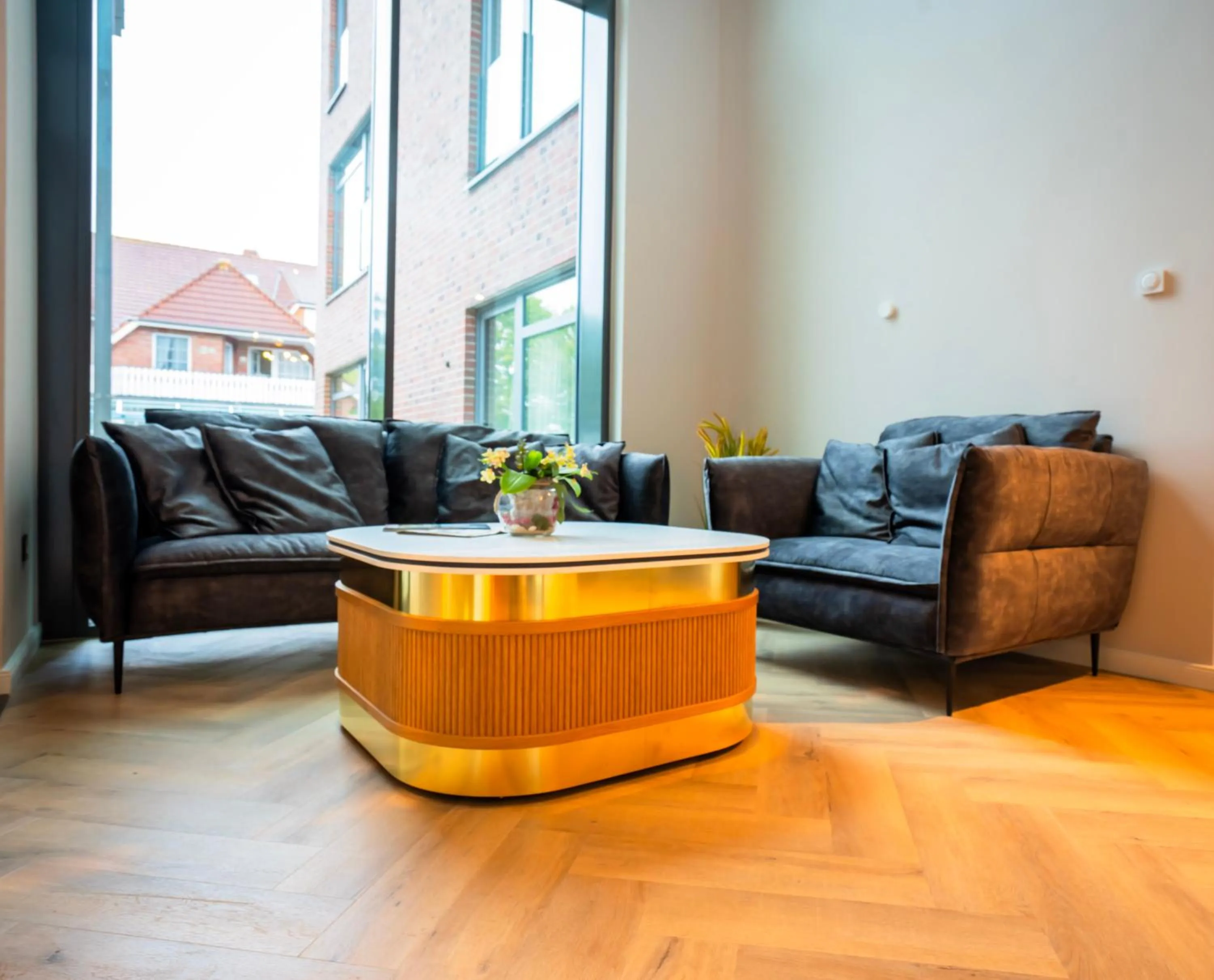 Seating area in Hotel MeerZeiten inklusive externer Schwimmbad- & Saunanutzung