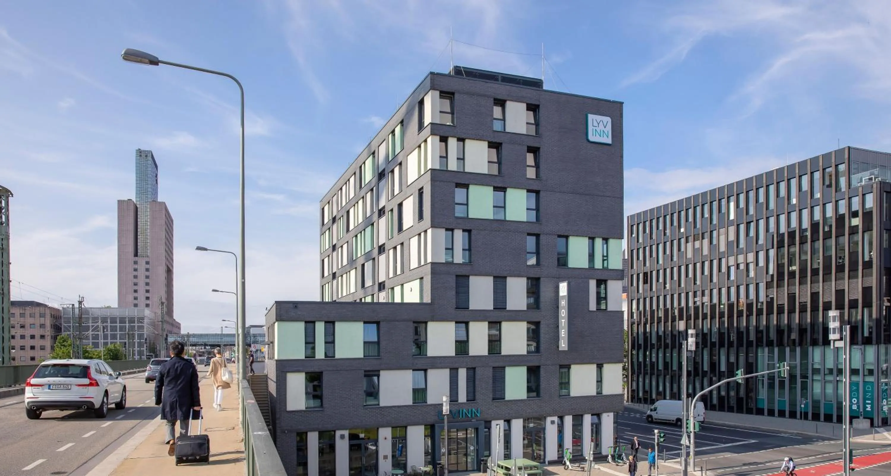 Property building in LyvInn Hotel Frankfurt