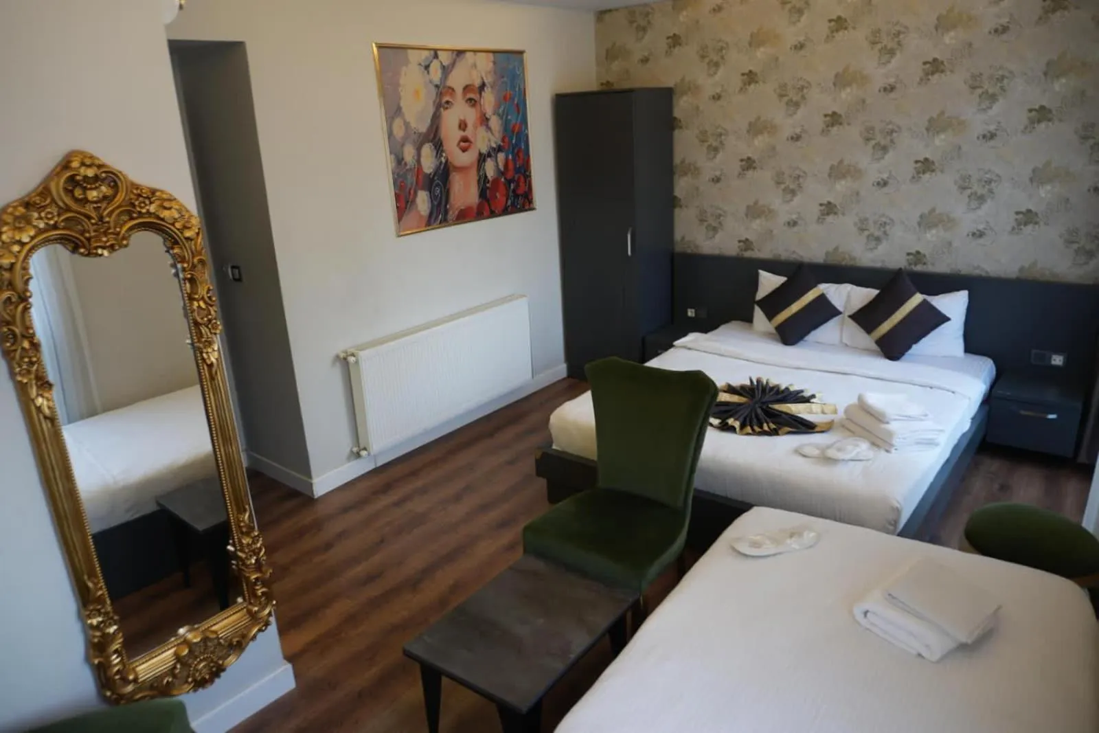 Bed in Aura Hotel Taksim