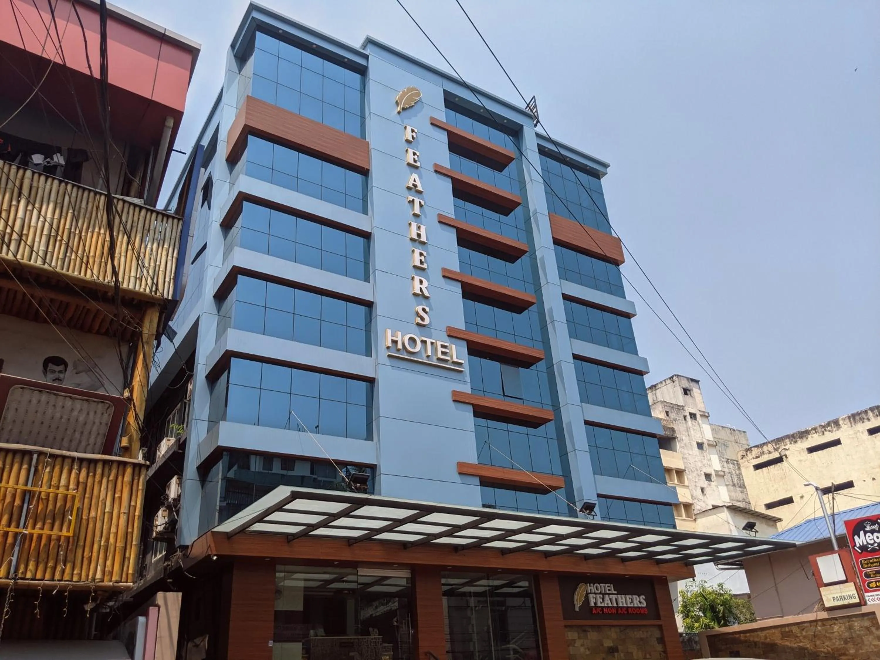 Facade/entrance in Hotel Feathers