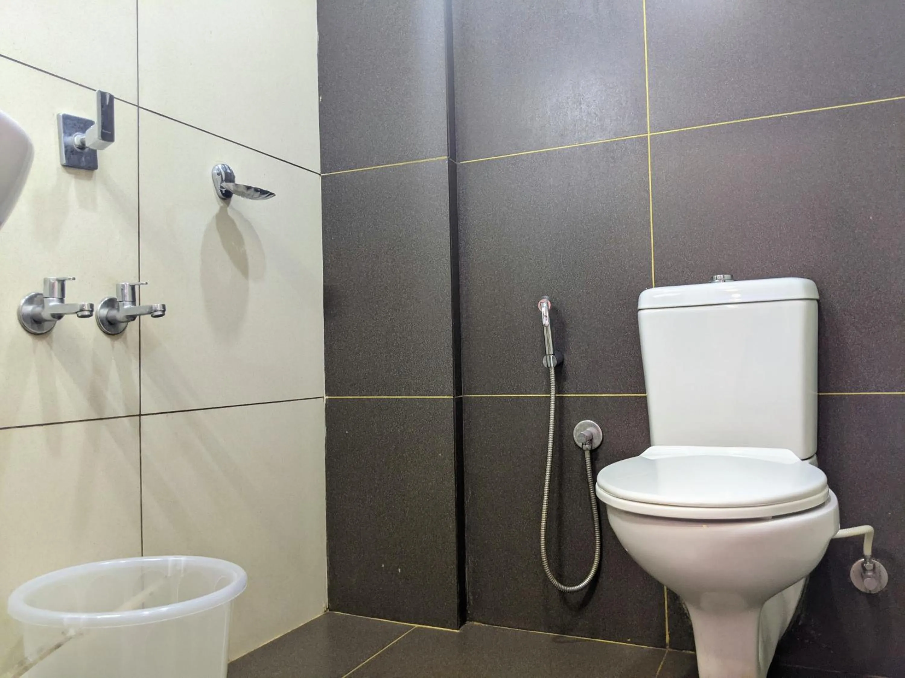 Shower in Hotel Feathers