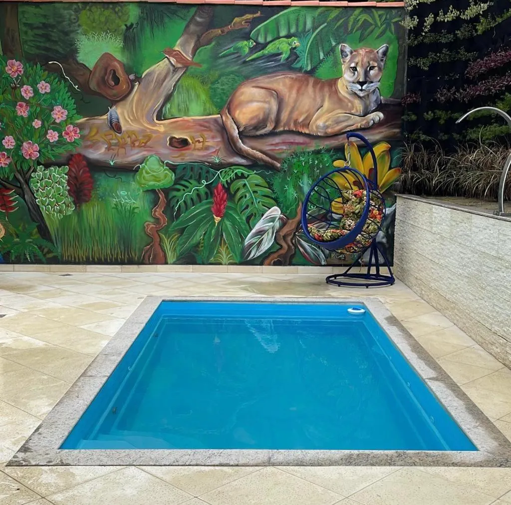 Swimming pool in Pousada Renovo da Serra