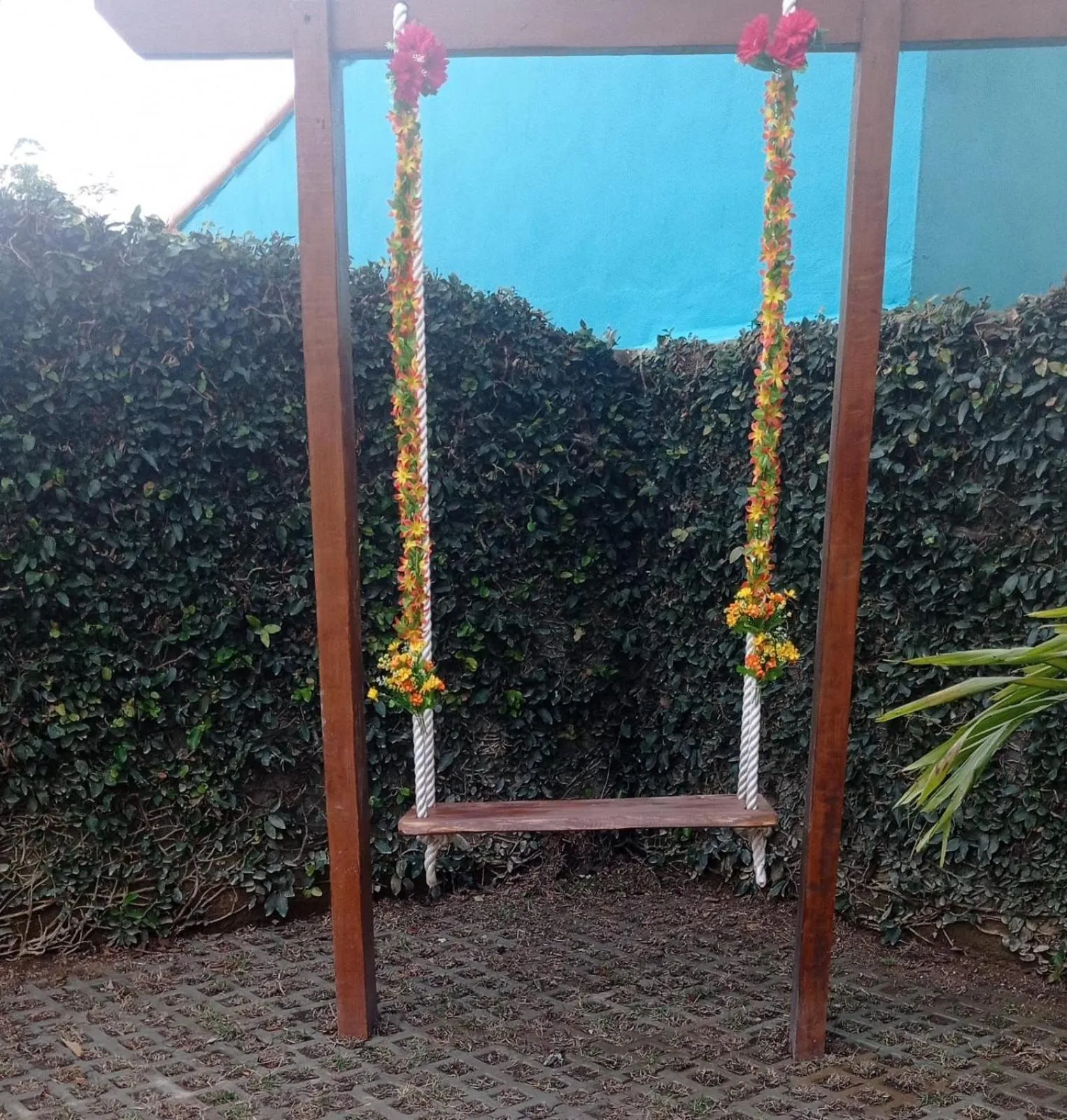 Inner courtyard view in Pousada Renovo da Serra