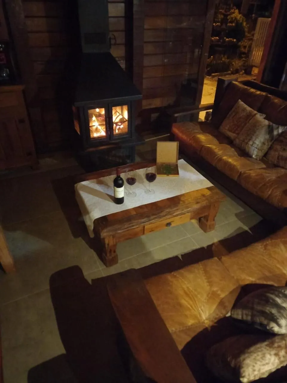 Living room in Pousada Renovo da Serra