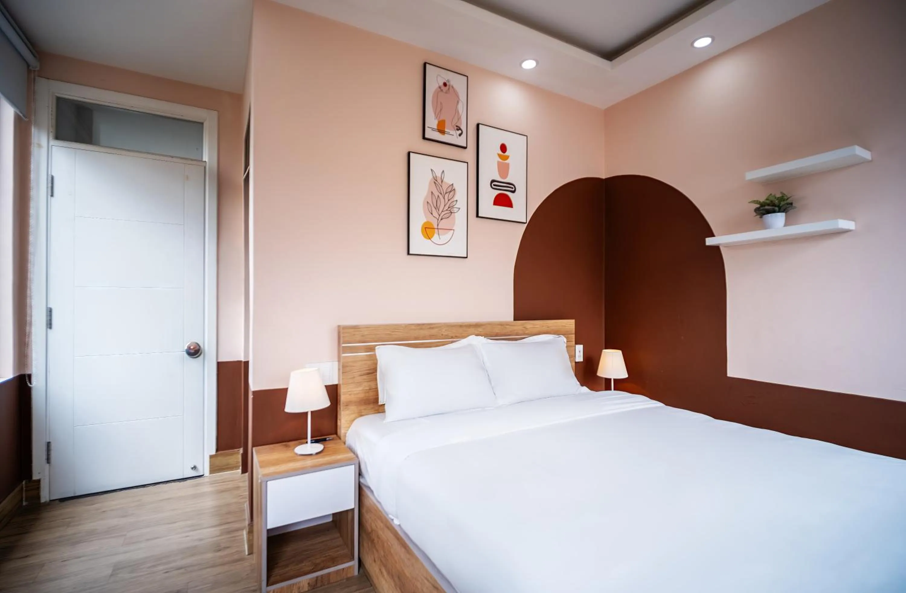 Bed in Dalat Blanc Hotel 2