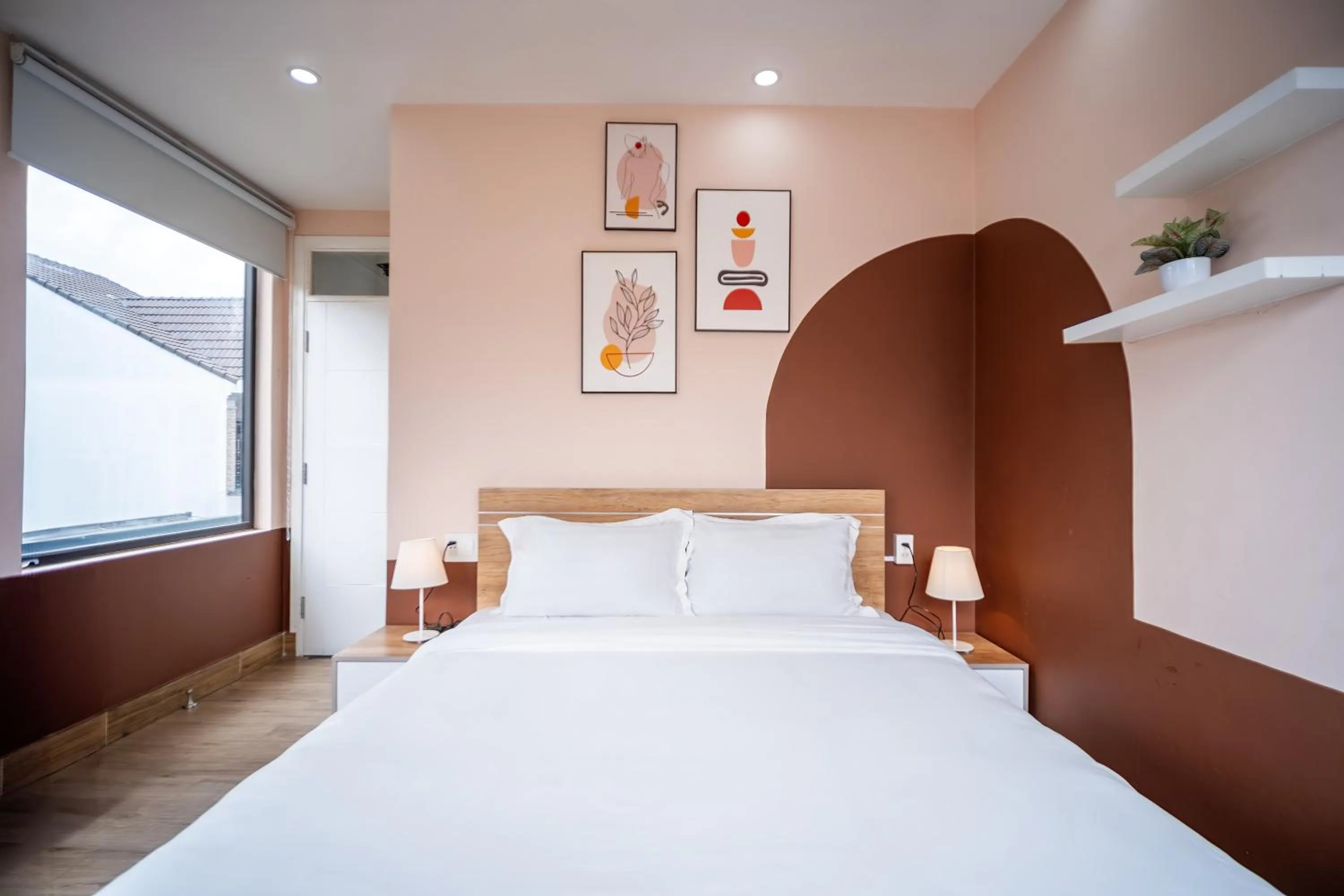 Bed in Dalat Blanc Hotel 2