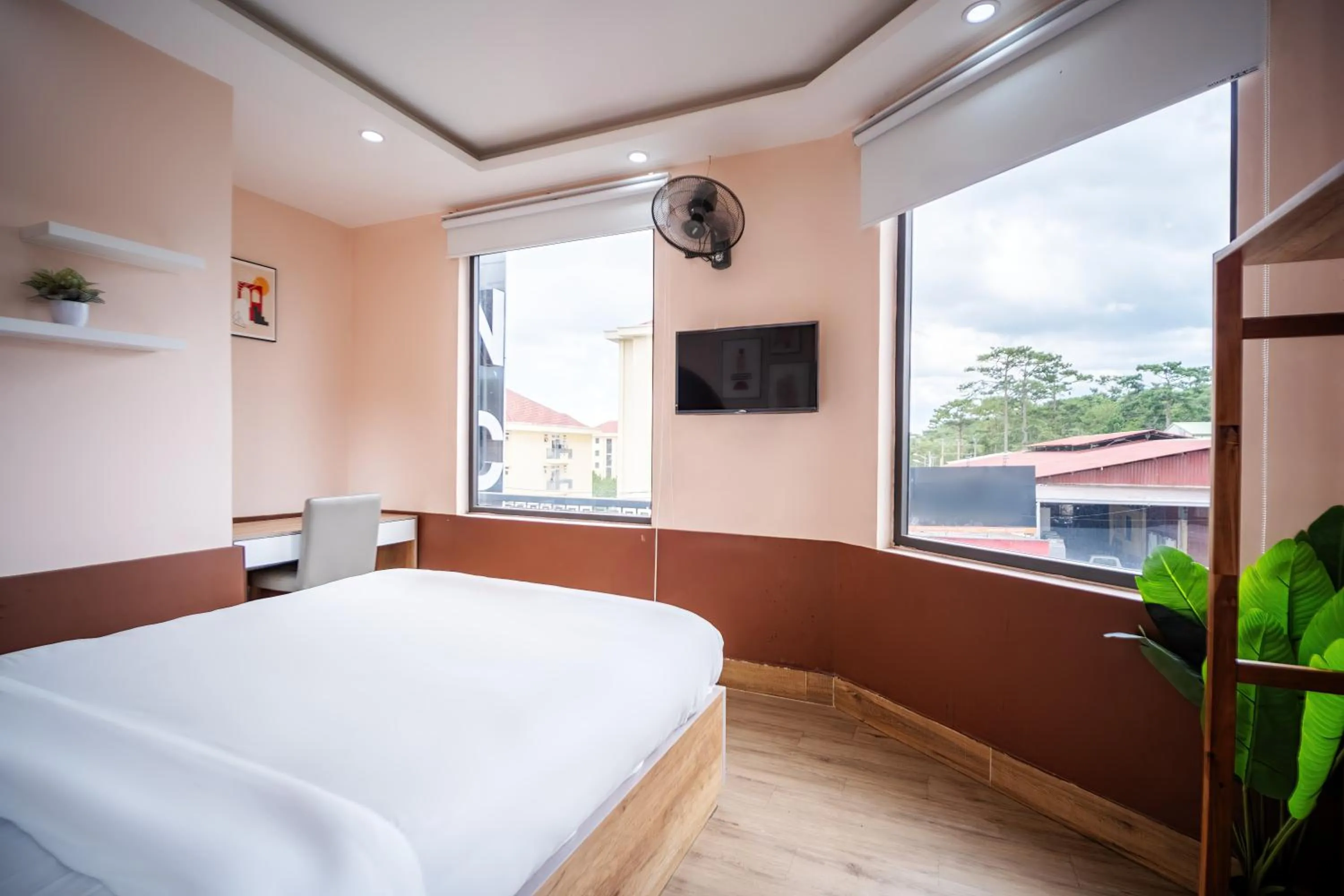 Bed in Dalat Blanc Hotel 2