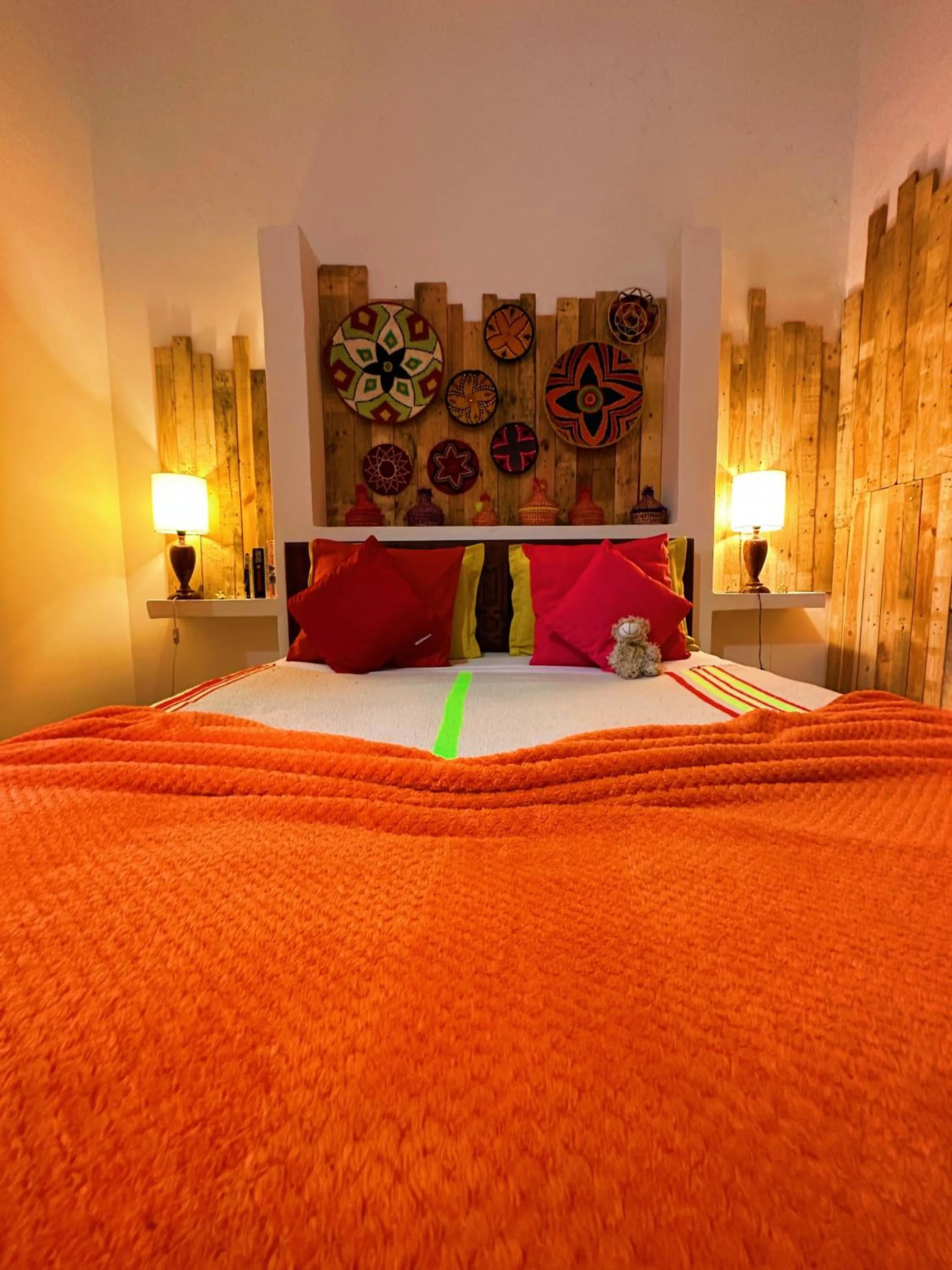 Bed in Les Terrasses d'Essaouira - Yoga Studio