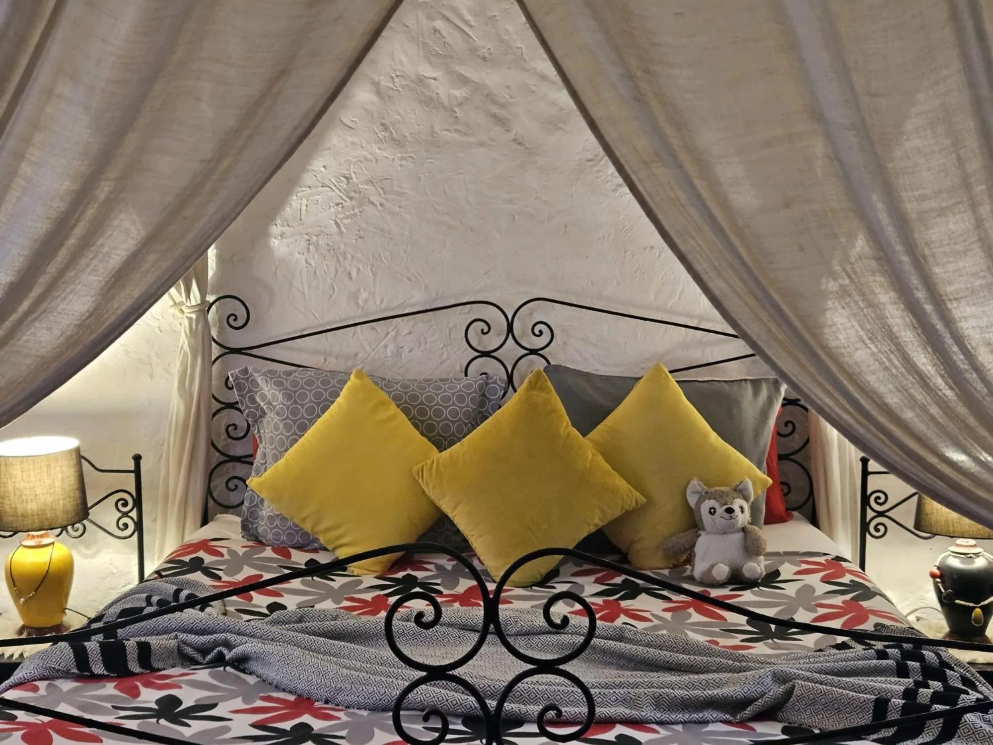 Bed in Les Terrasses d'Essaouira - Yoga Studio