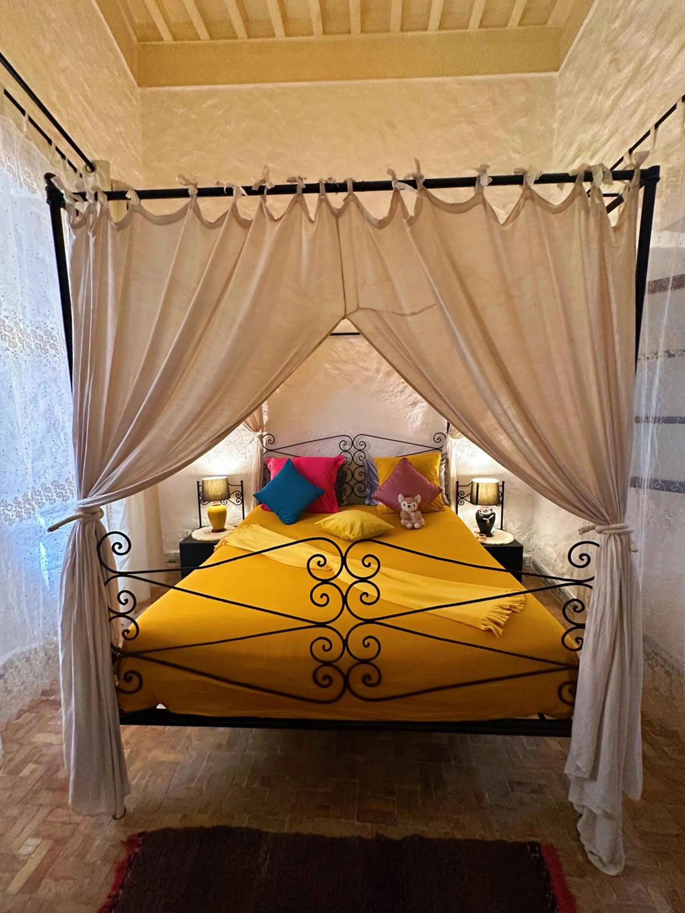 Bed in Les Terrasses d'Essaouira - Yoga Studio