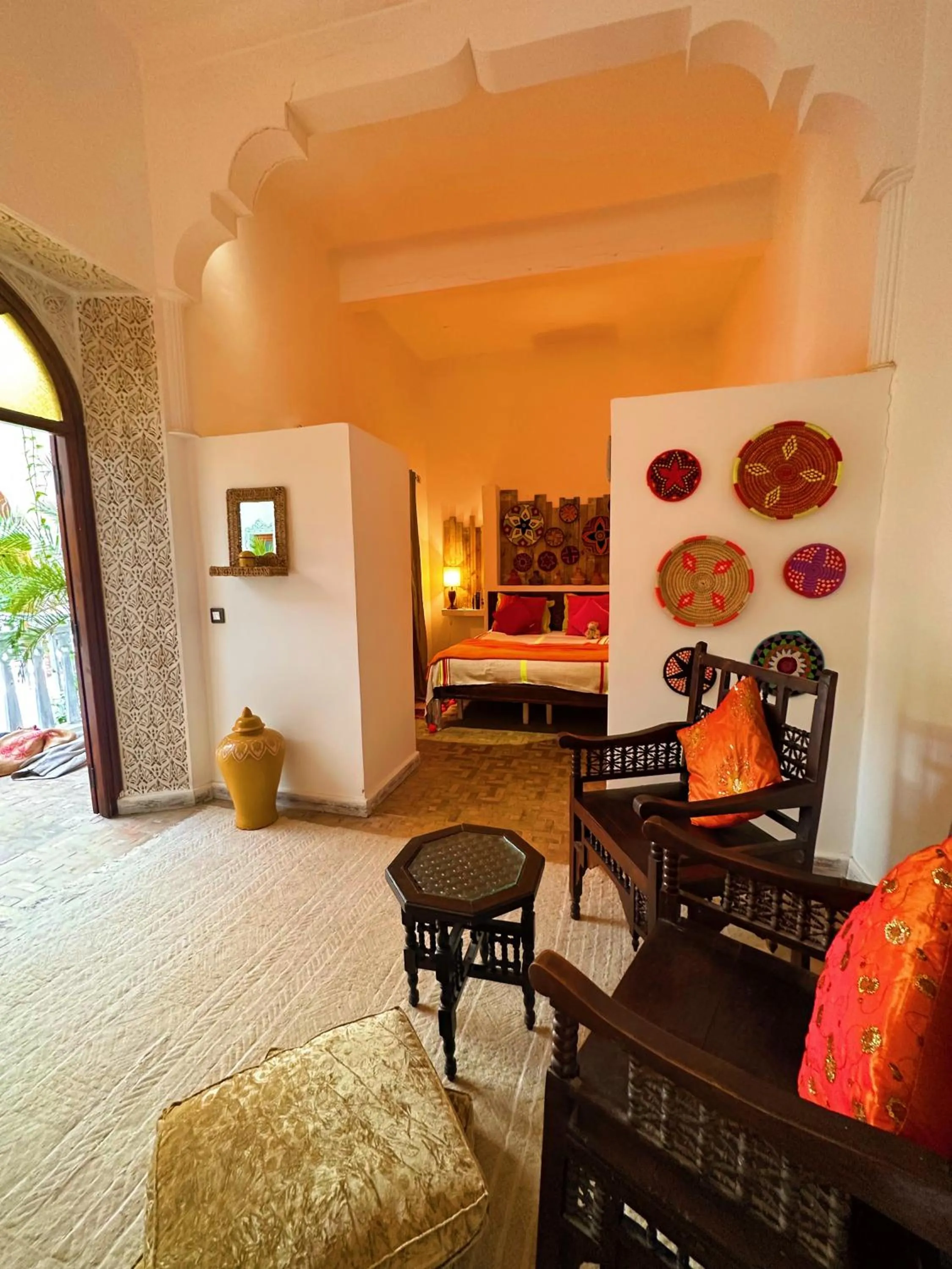 Bed in Les Terrasses d'Essaouira - Yoga Studio