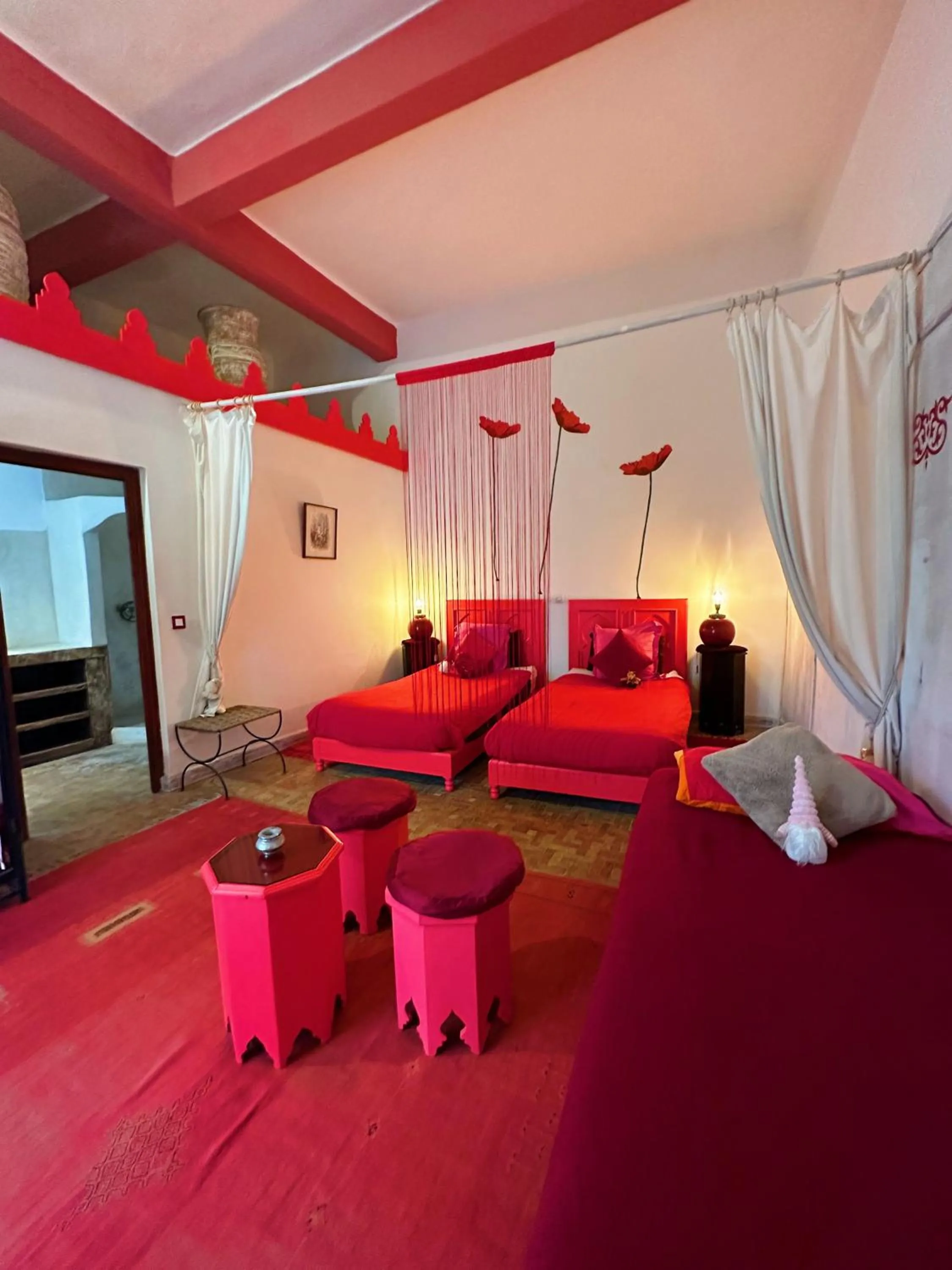 Bed in Les Terrasses d'Essaouira - Yoga Studio