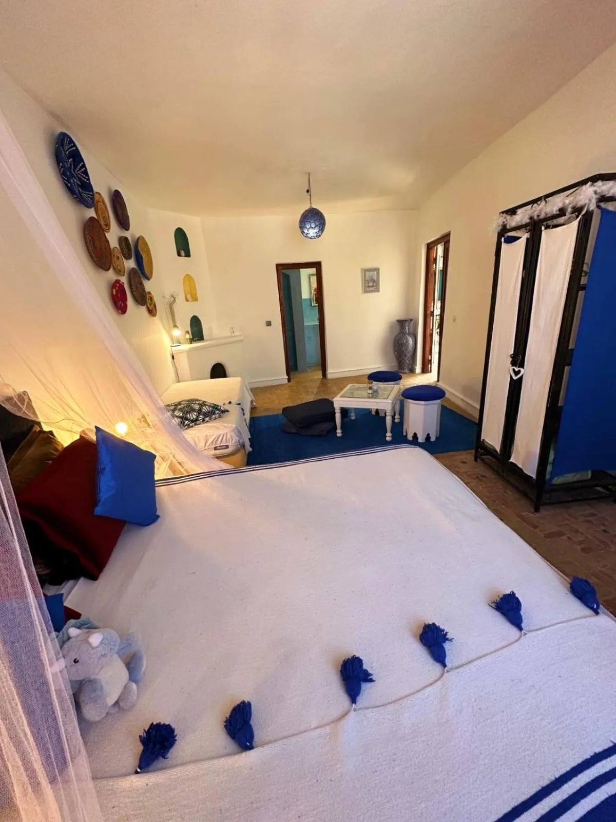 Bedroom, Bed in Les Terrasses d'Essaouira - Yoga Studio